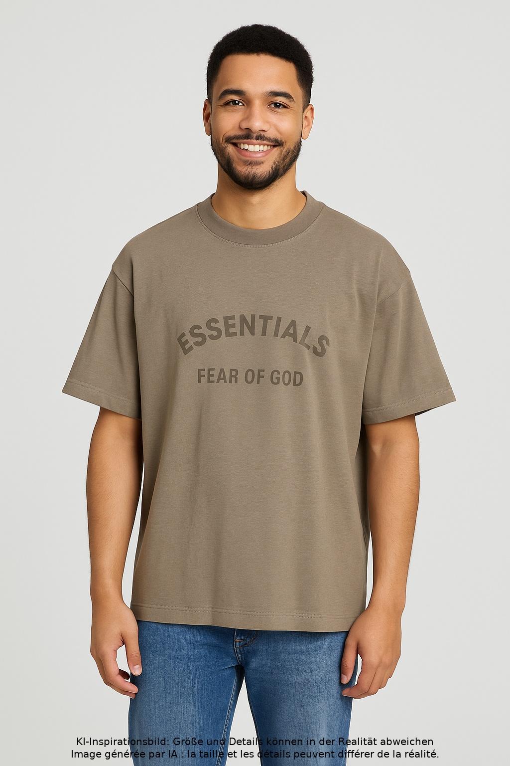 

Essentials Fear of God Herren T-Shirt, braun, Gr. 56
