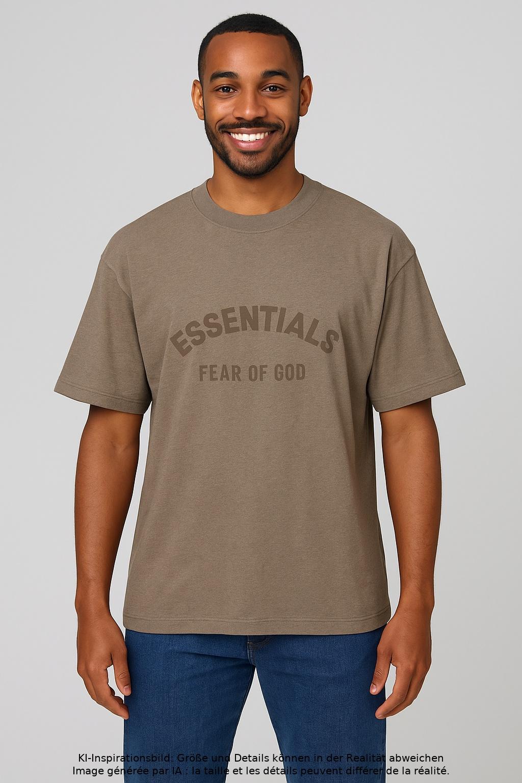 

Essentials Fear of God Herren T-Shirt, braun, Gr. 54