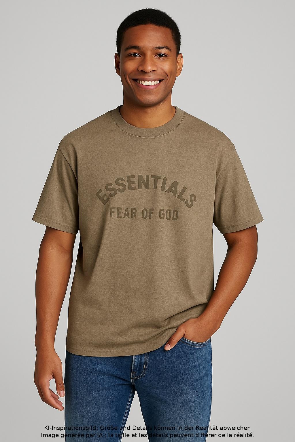 

Essentials Fear of God Herren T-Shirt, beige, Gr. 54
