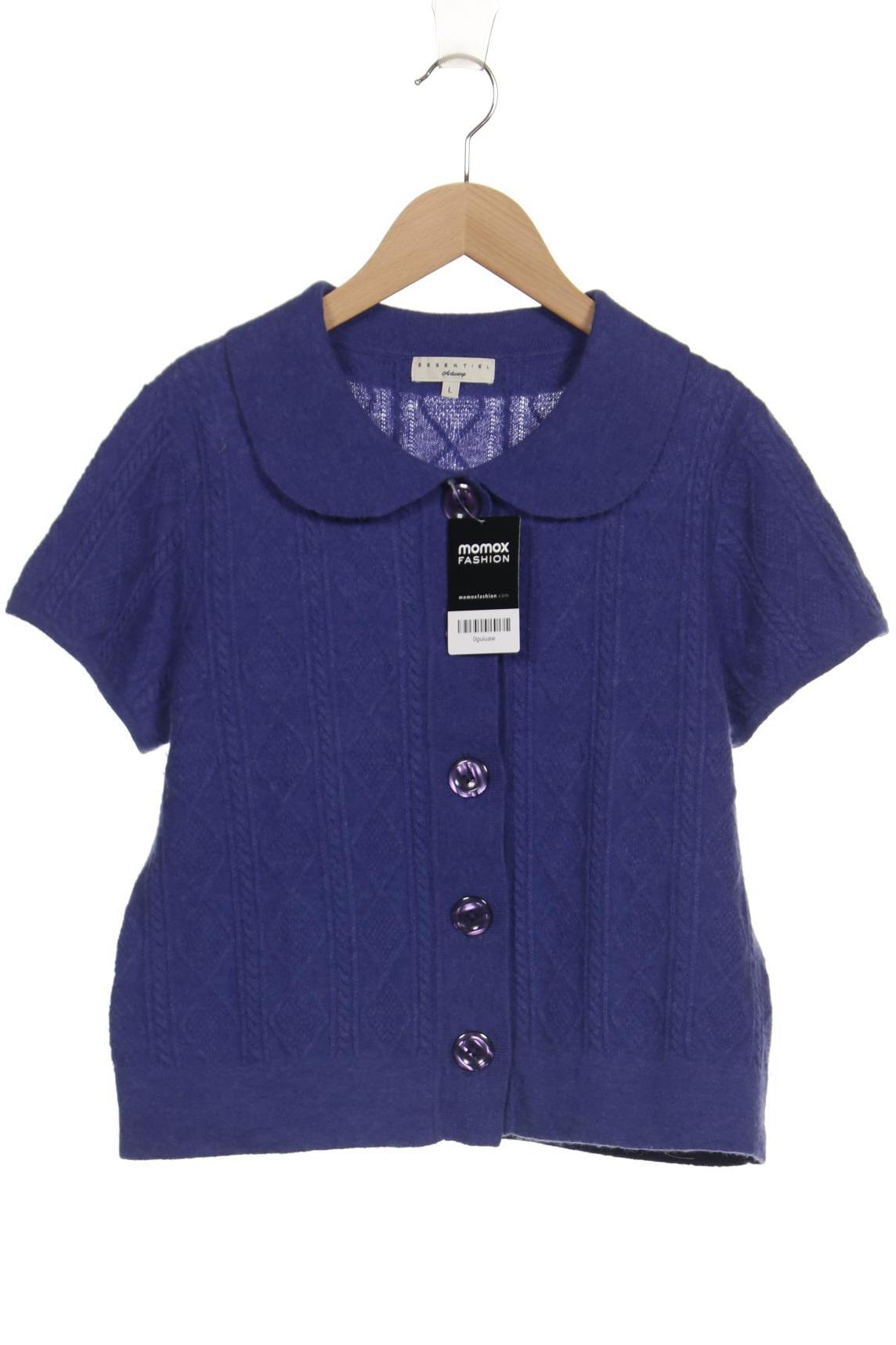 

Essentiel Antwerp Damen Strickjacke, blau, Gr. 42