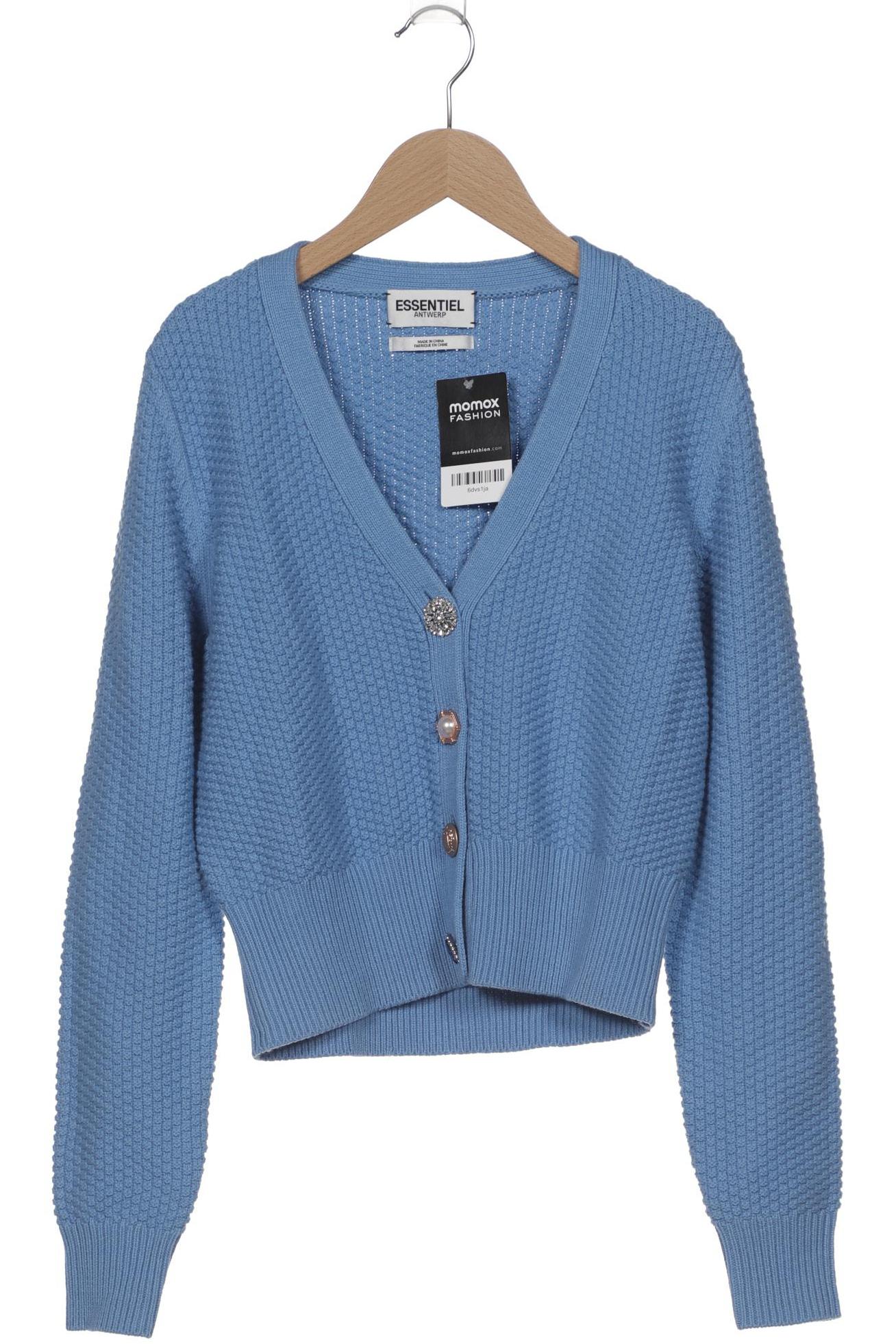 

Essentiel Antwerp Damen Strickjacke, blau, Gr. 34