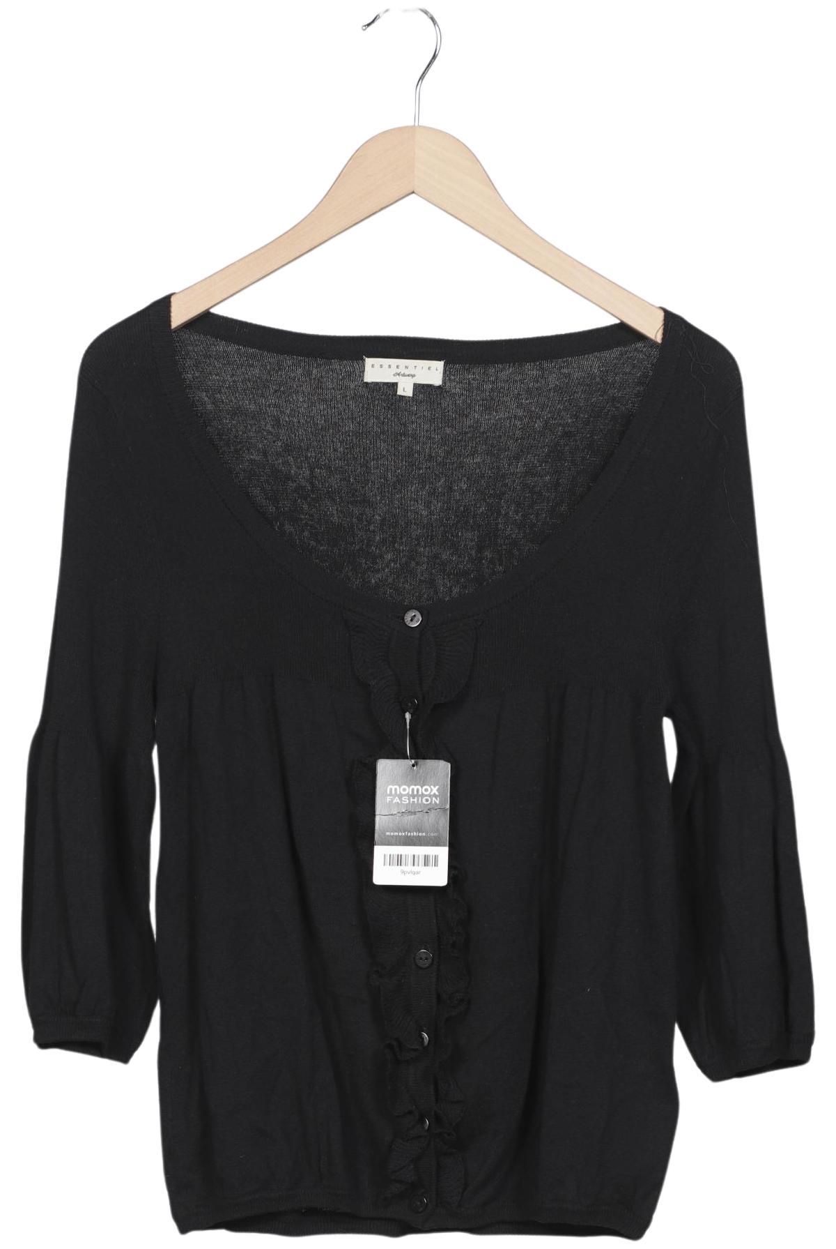 

Essentiel Antwerp Damen Strickjacke, schwarz, Gr. 42