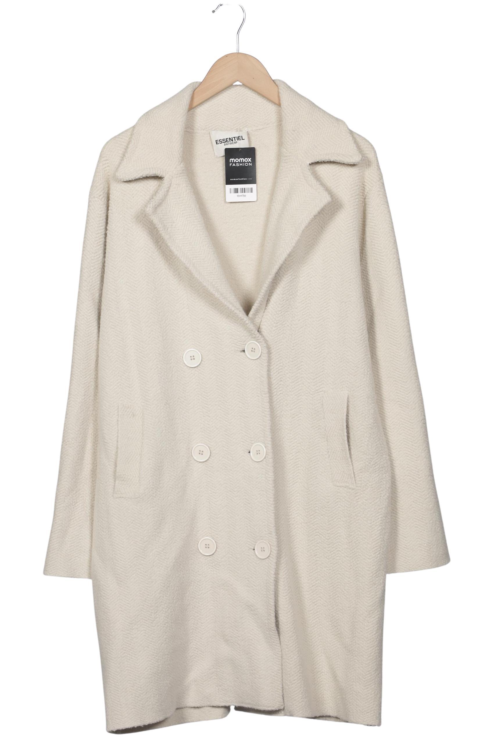

Essentiel Antwerp Damen Mantel, cremeweiß, Gr. 42
