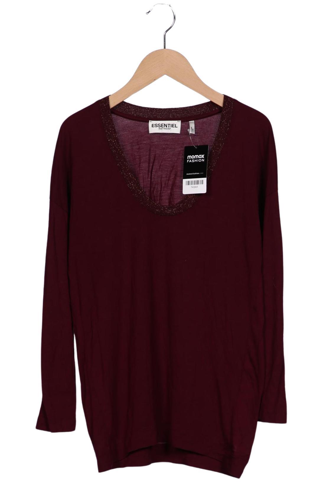 

Essentiel Antwerp Damen Langarmshirt, bordeaux, Gr. 38