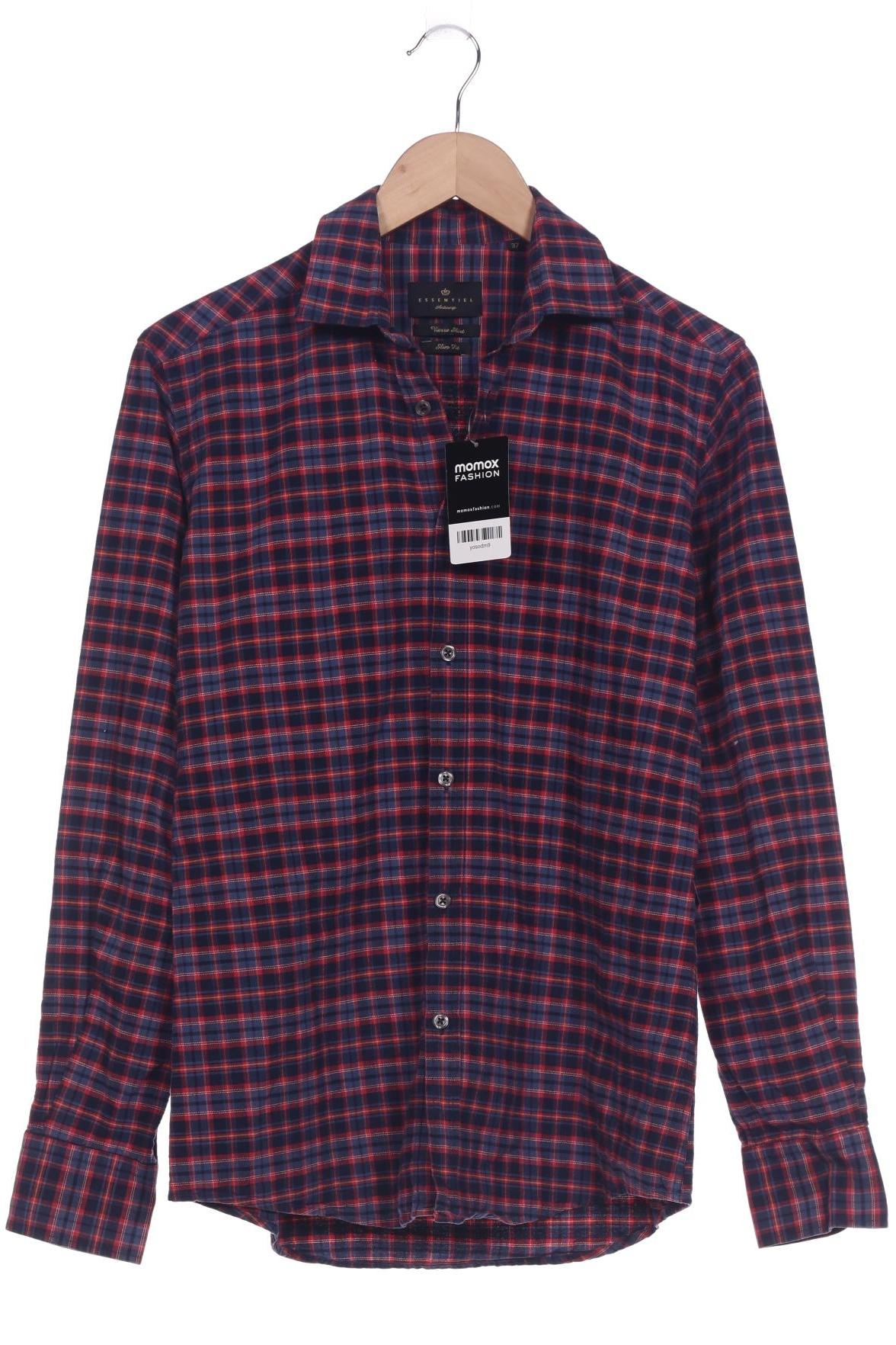 Thumbnail - Essentiel Antwerp Herren Hemd, bordeaux, Gr. 44