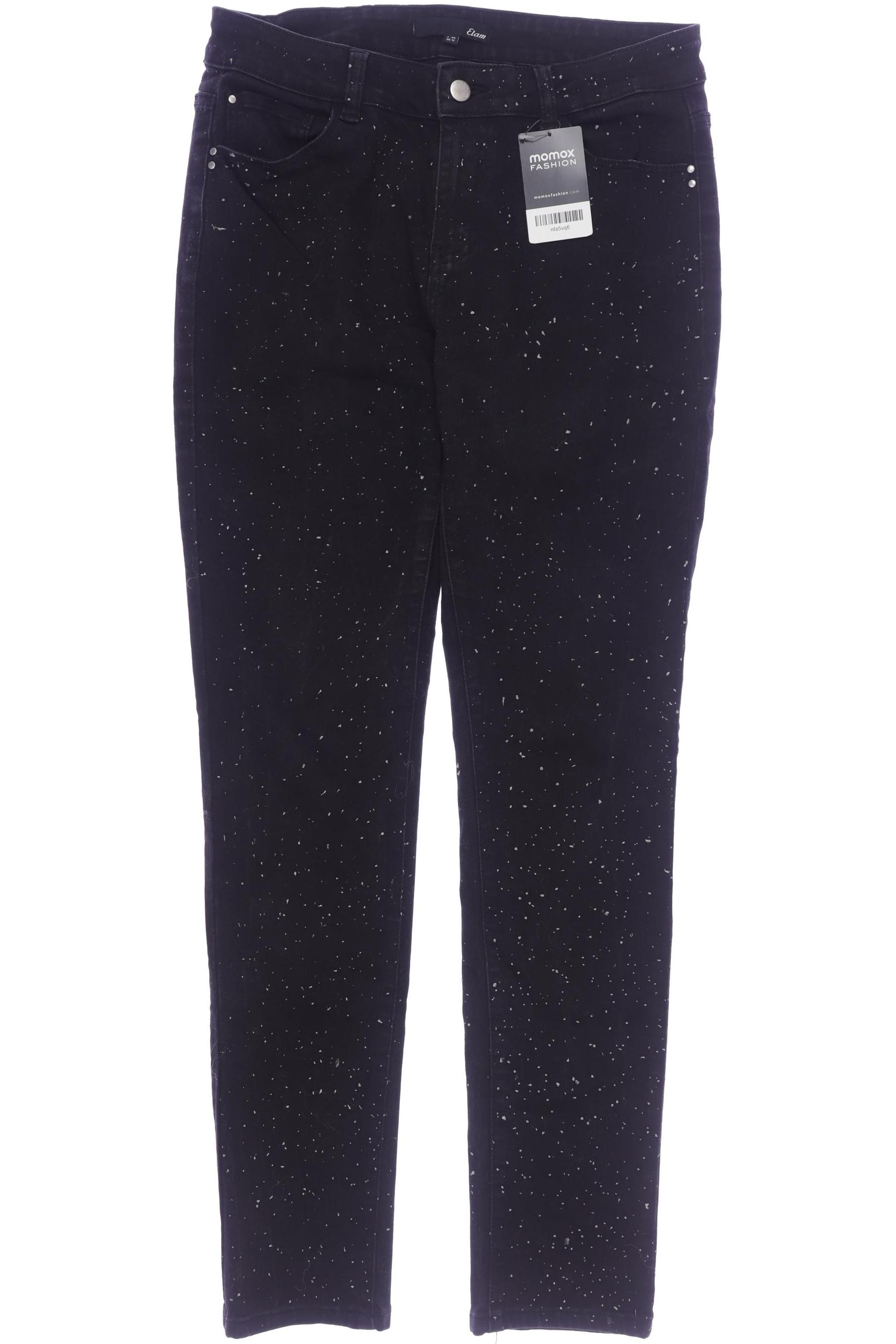 

etam Damen Jeans, schwarz, Gr. 40