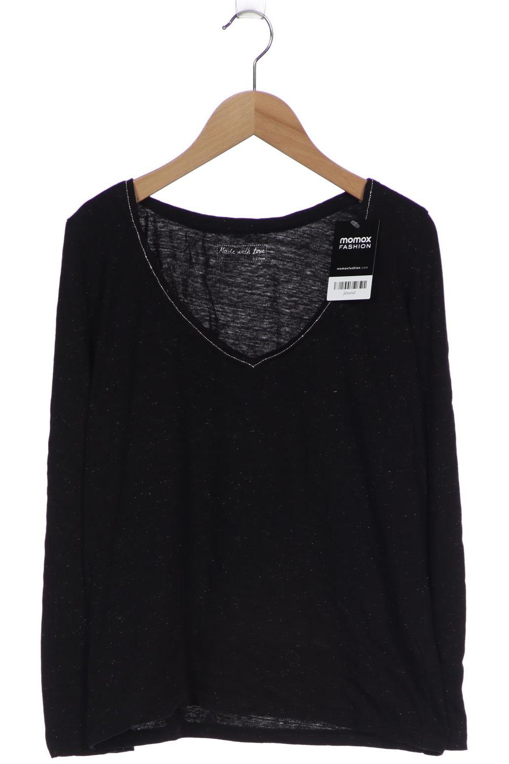 

etam Damen Langarmshirt, schwarz, Gr. 38