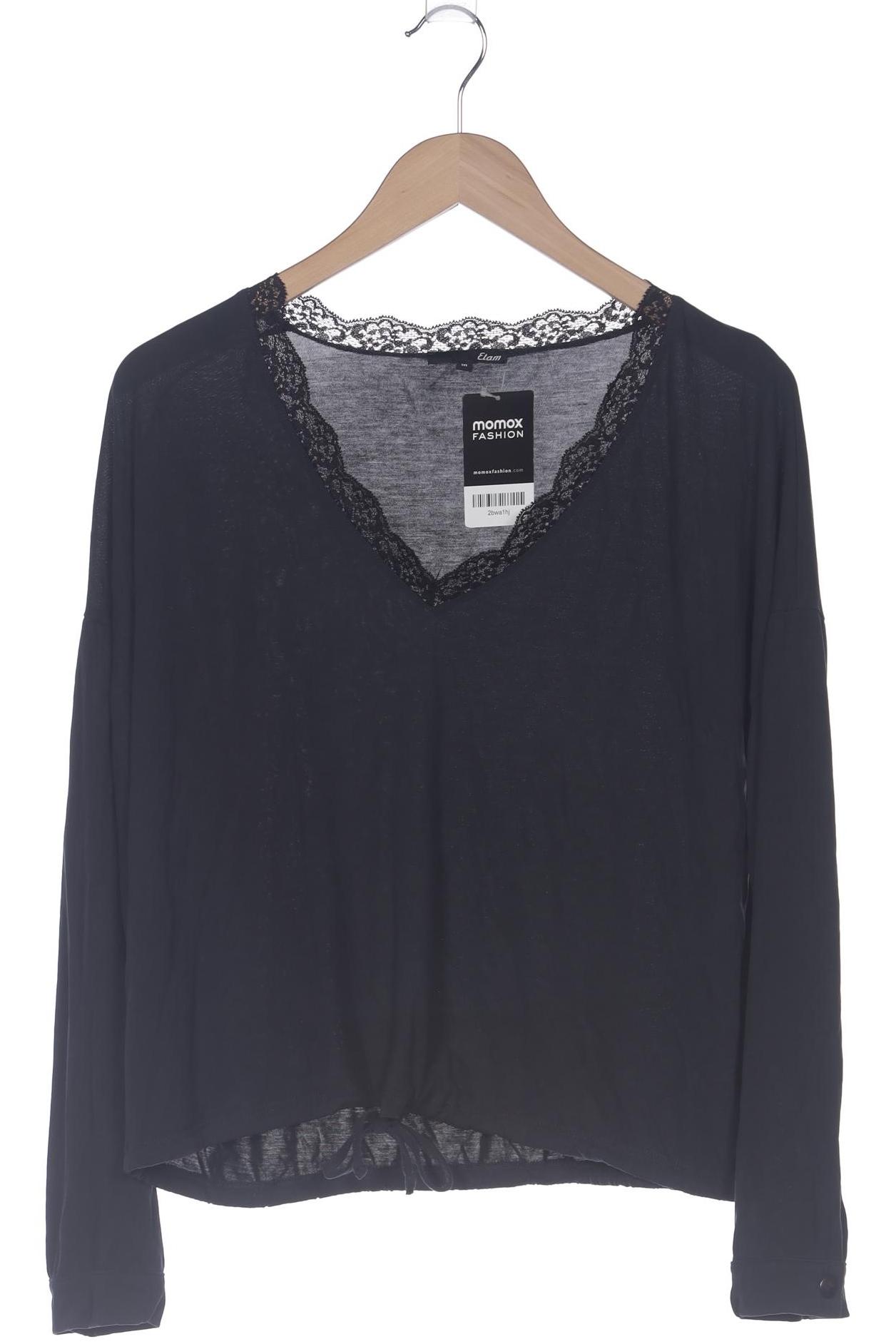 

etam Damen Langarmshirt, schwarz, Gr. 38