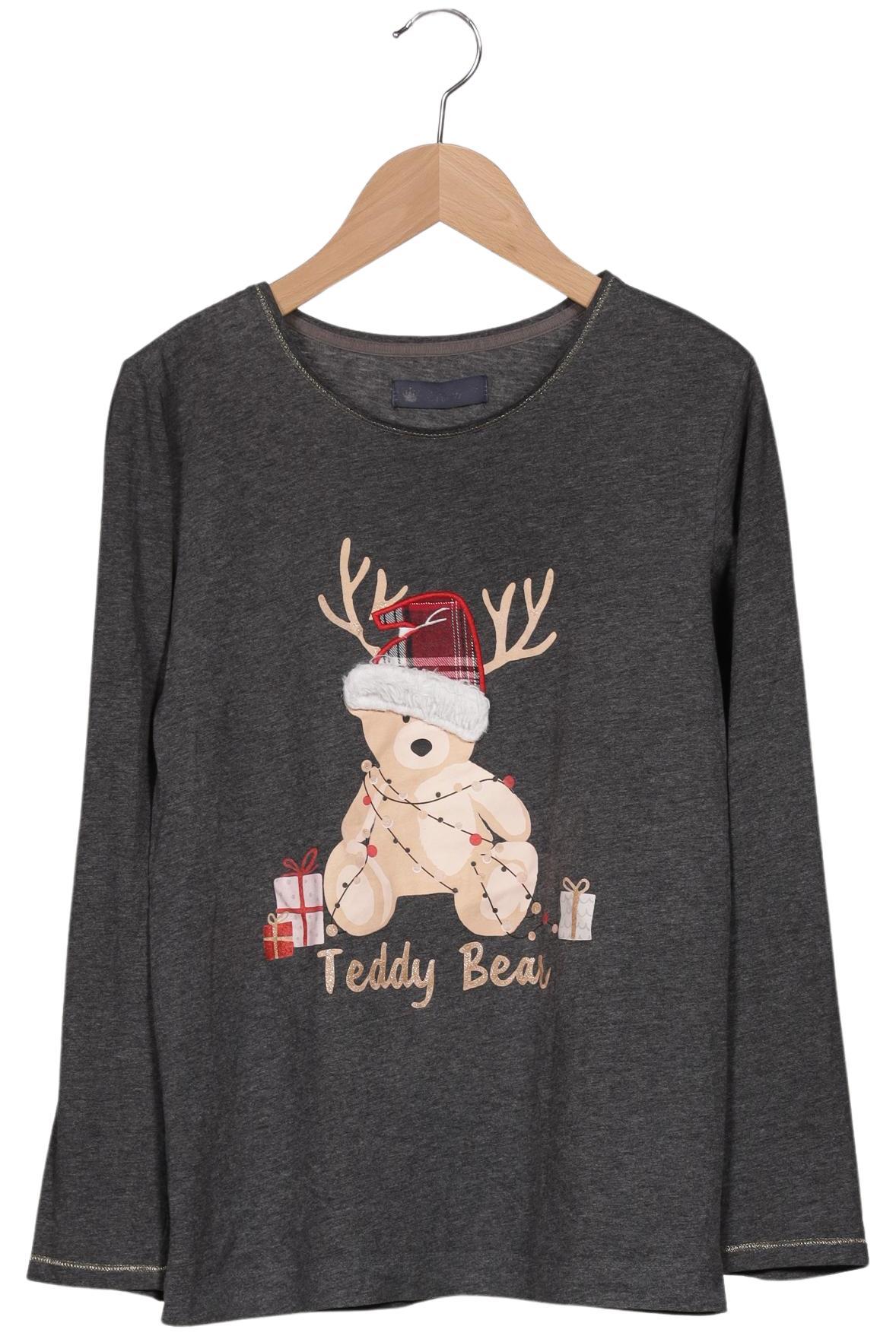 

etam Damen Langarmshirt, grau, Gr. 36