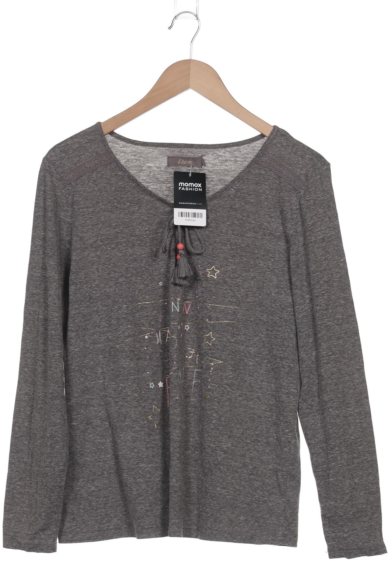 

etam Damen Langarmshirt, grau, Gr. 42