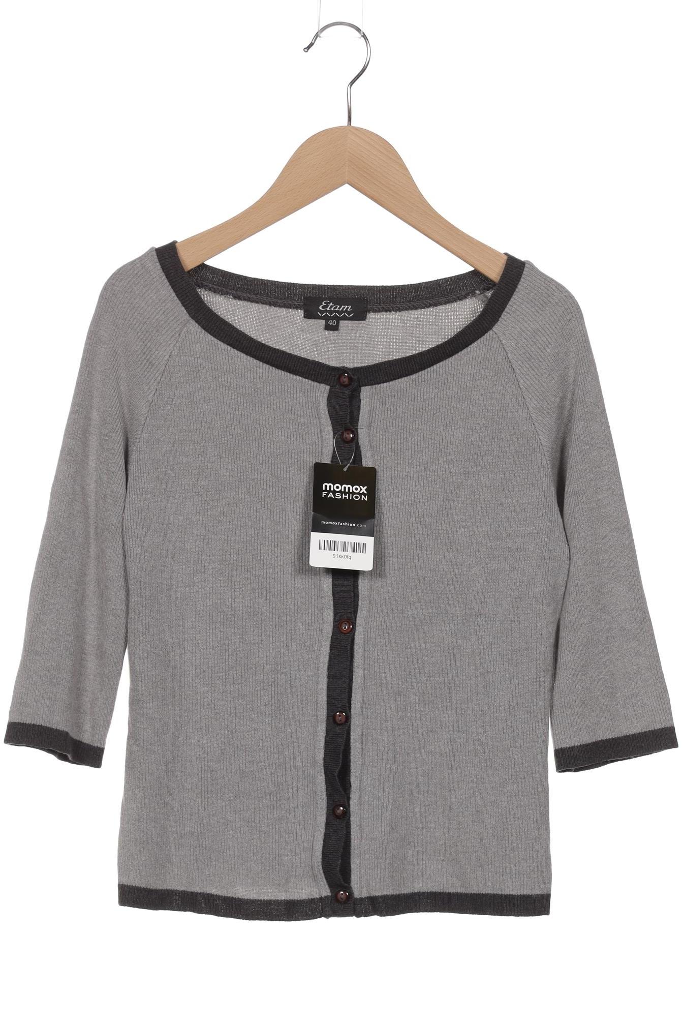 

etam Damen Strickjacke, grau, Gr. 40
