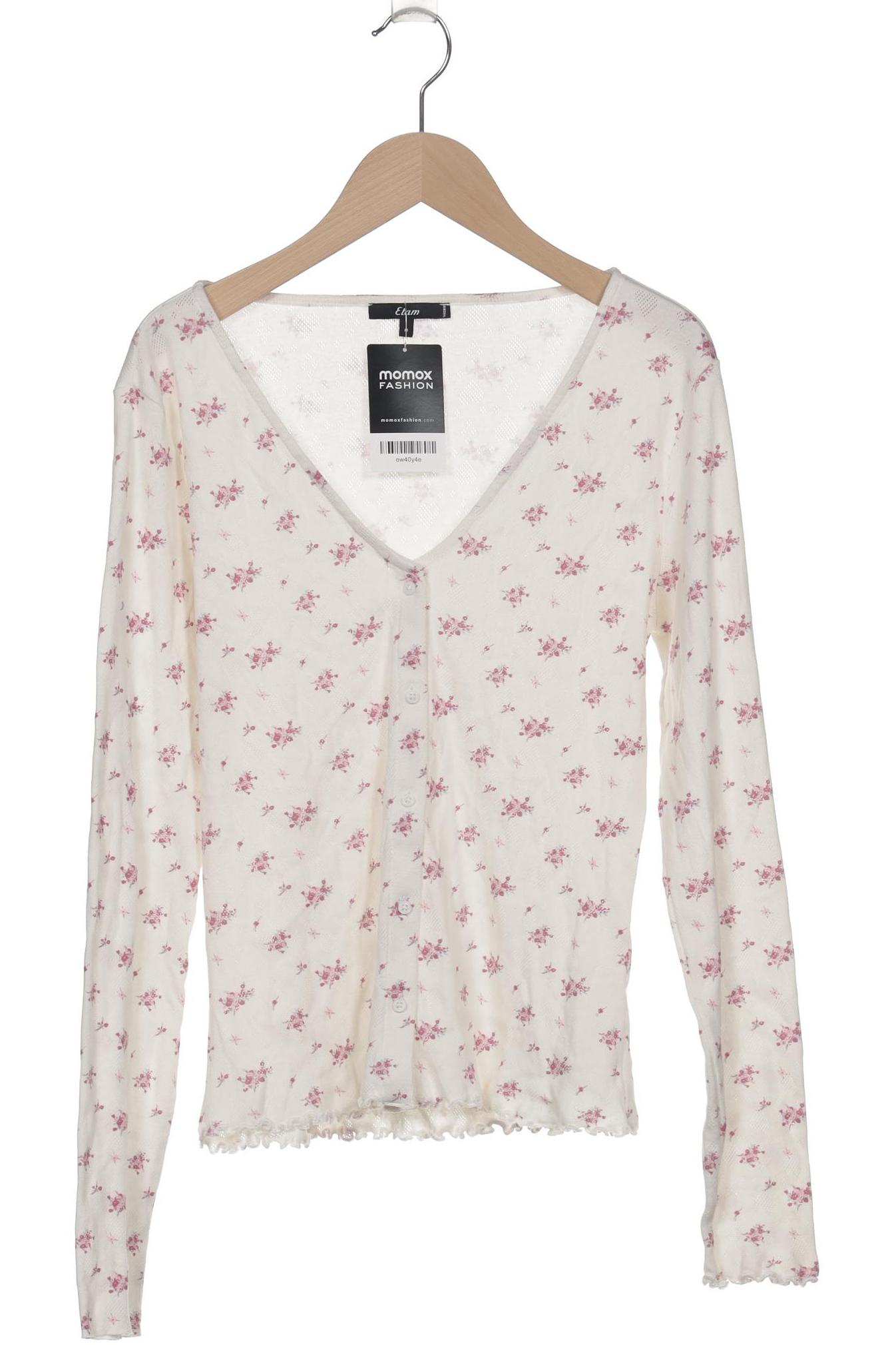 

etam Damen Strickjacke, weiß, Gr. 38