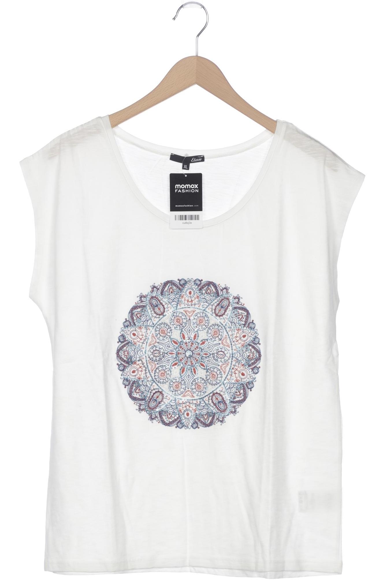 

etam Damen T-Shirt, weiß, Gr. 44