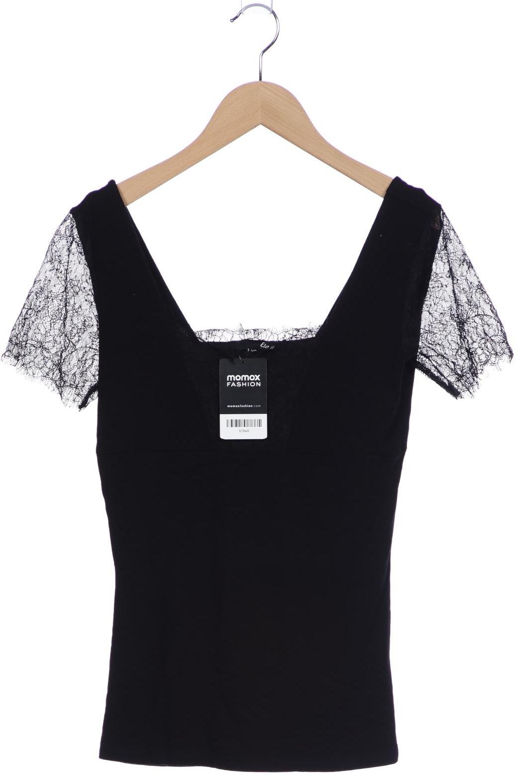 

etam Damen T-Shirt, schwarz, Gr. 34