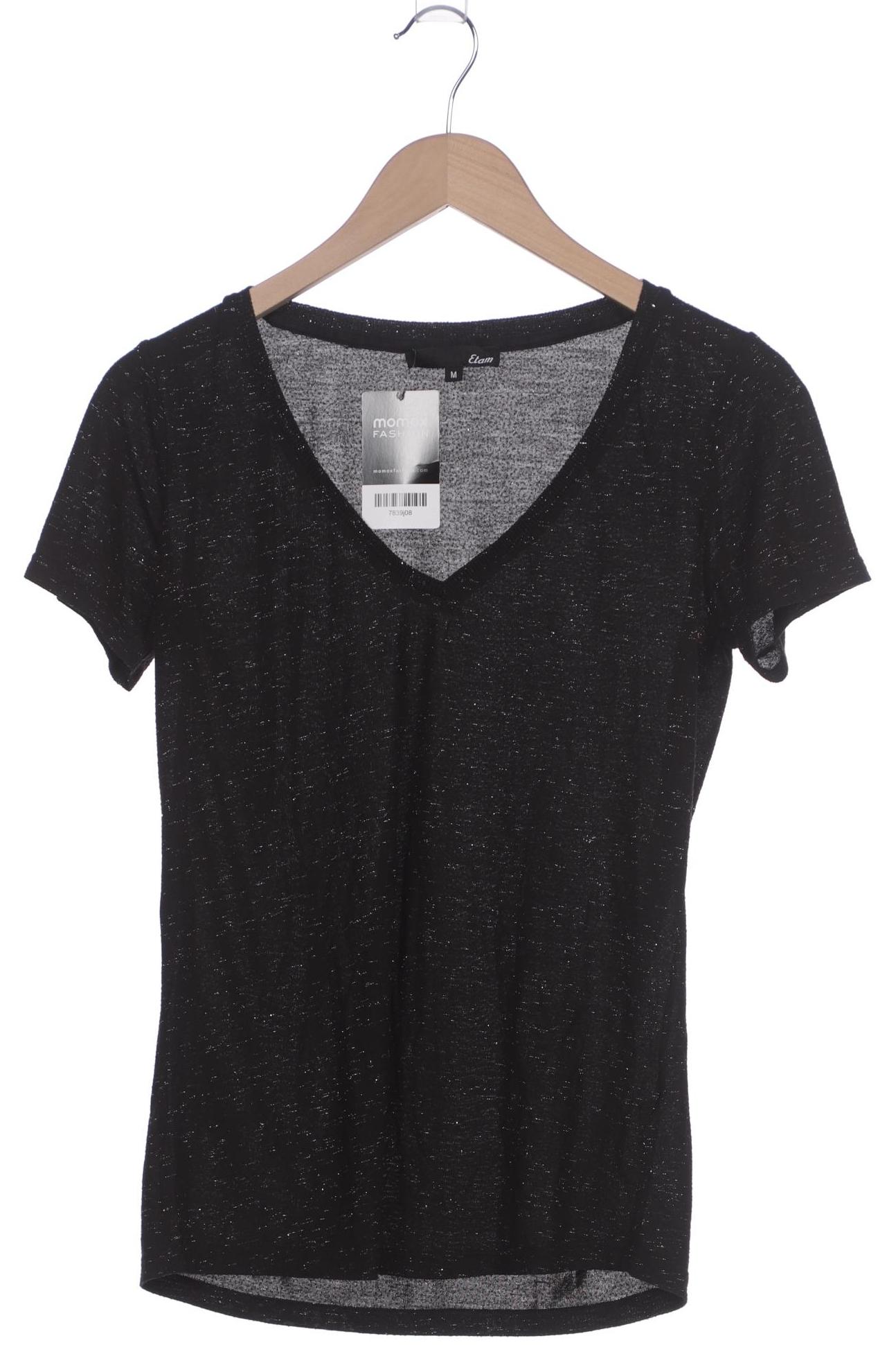 

etam Damen T-Shirt, schwarz, Gr. 38