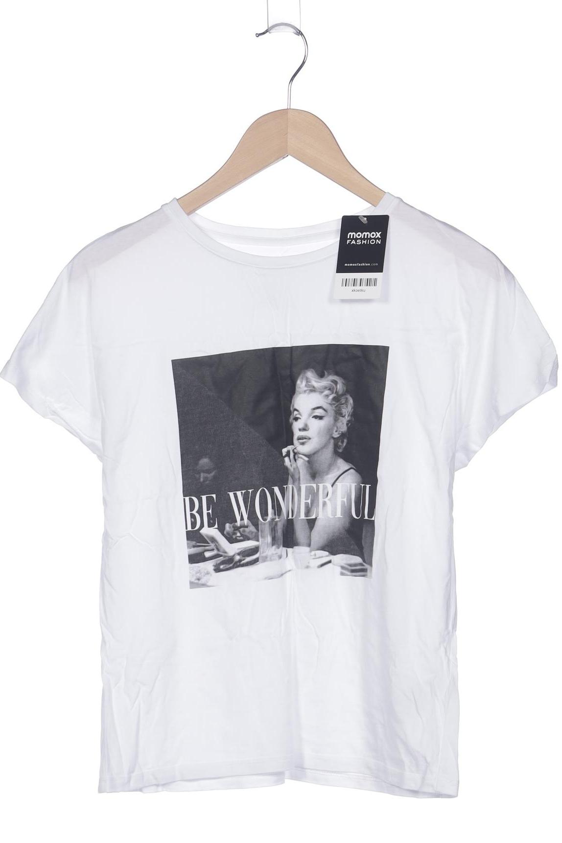

etam Damen T-Shirt, weiß, Gr. 36