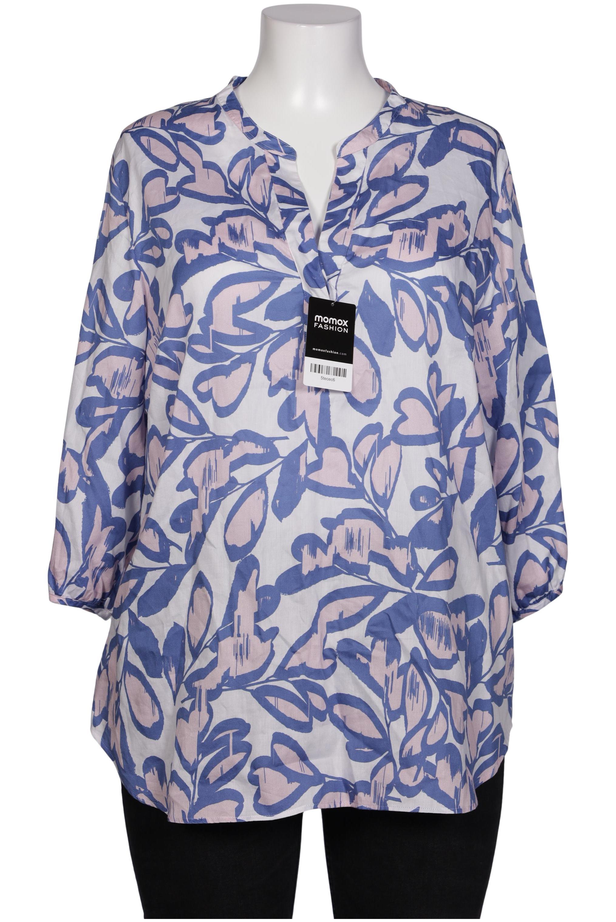 

eterna Damen Bluse, blau, Gr. 48