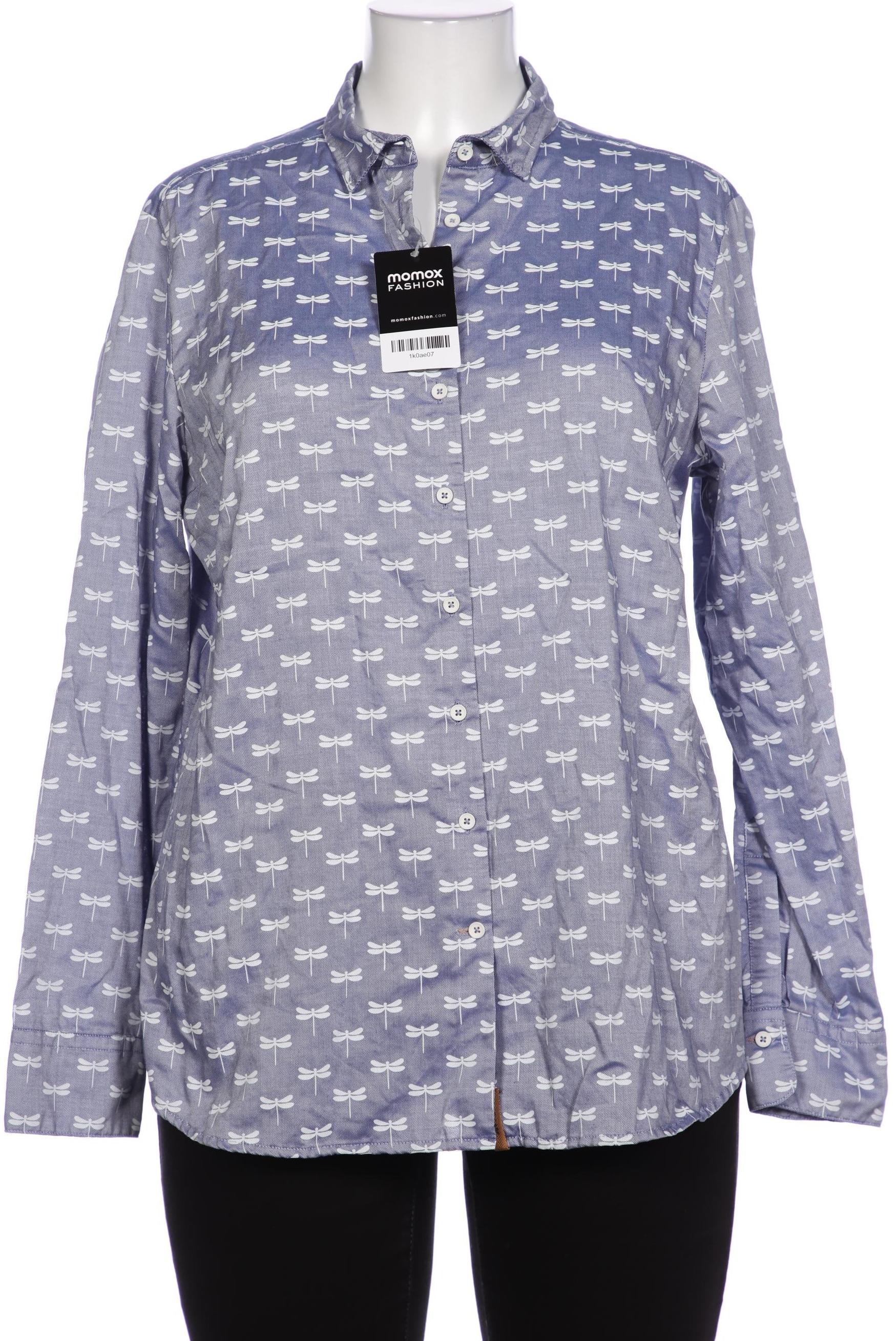 

eterna Damen Bluse, blau, Gr. 44