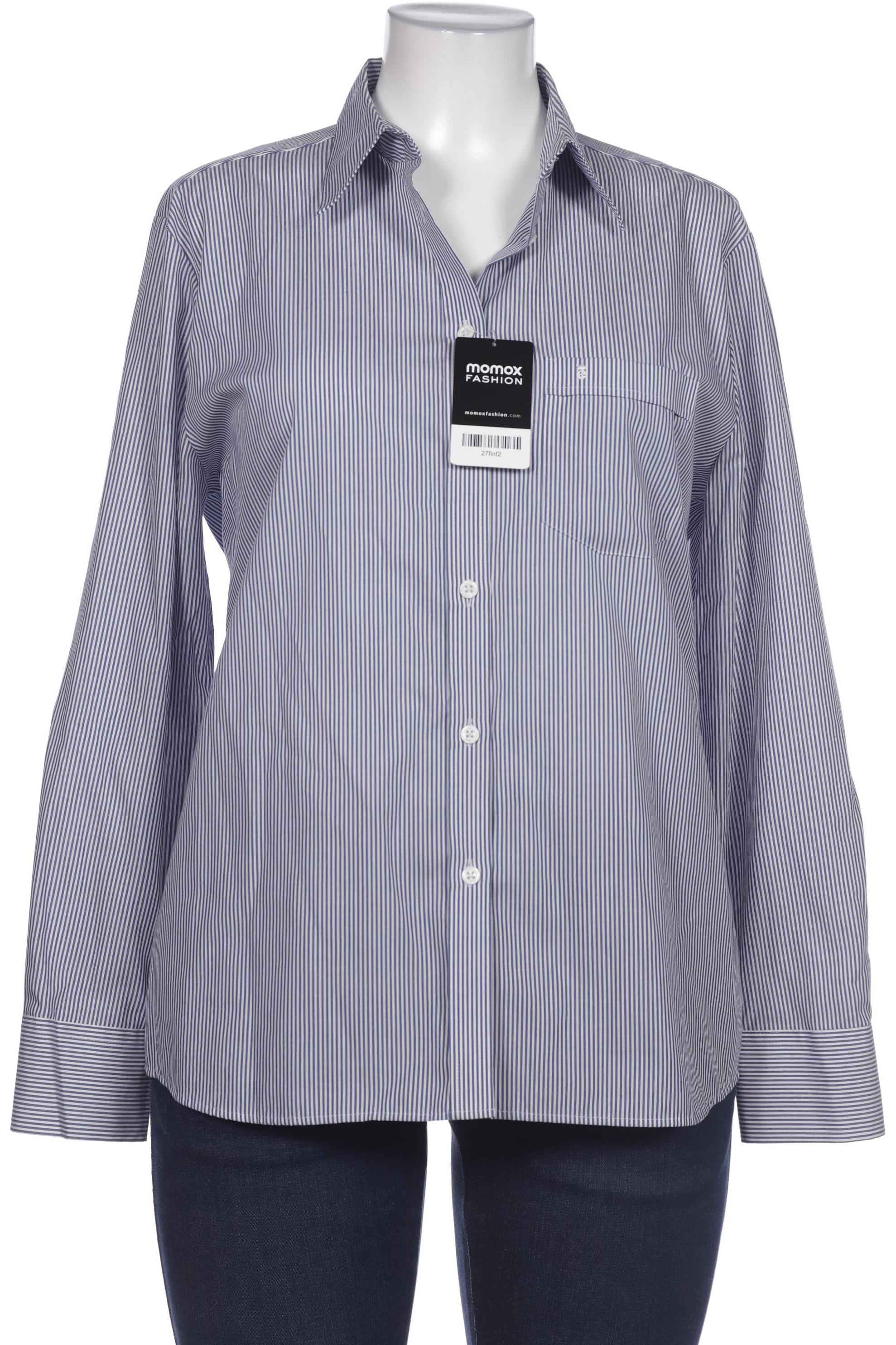 

eterna Damen Bluse, blau, Gr. 52