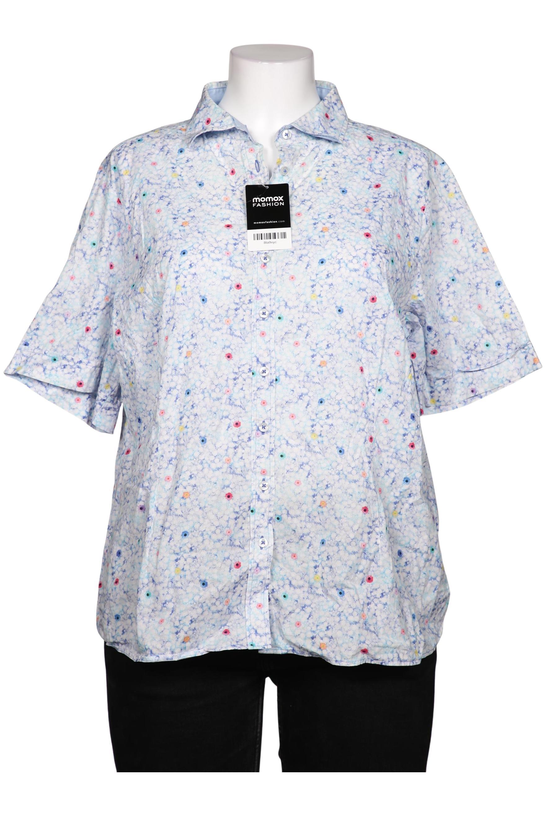 

eterna Damen Bluse, blau, Gr. 46