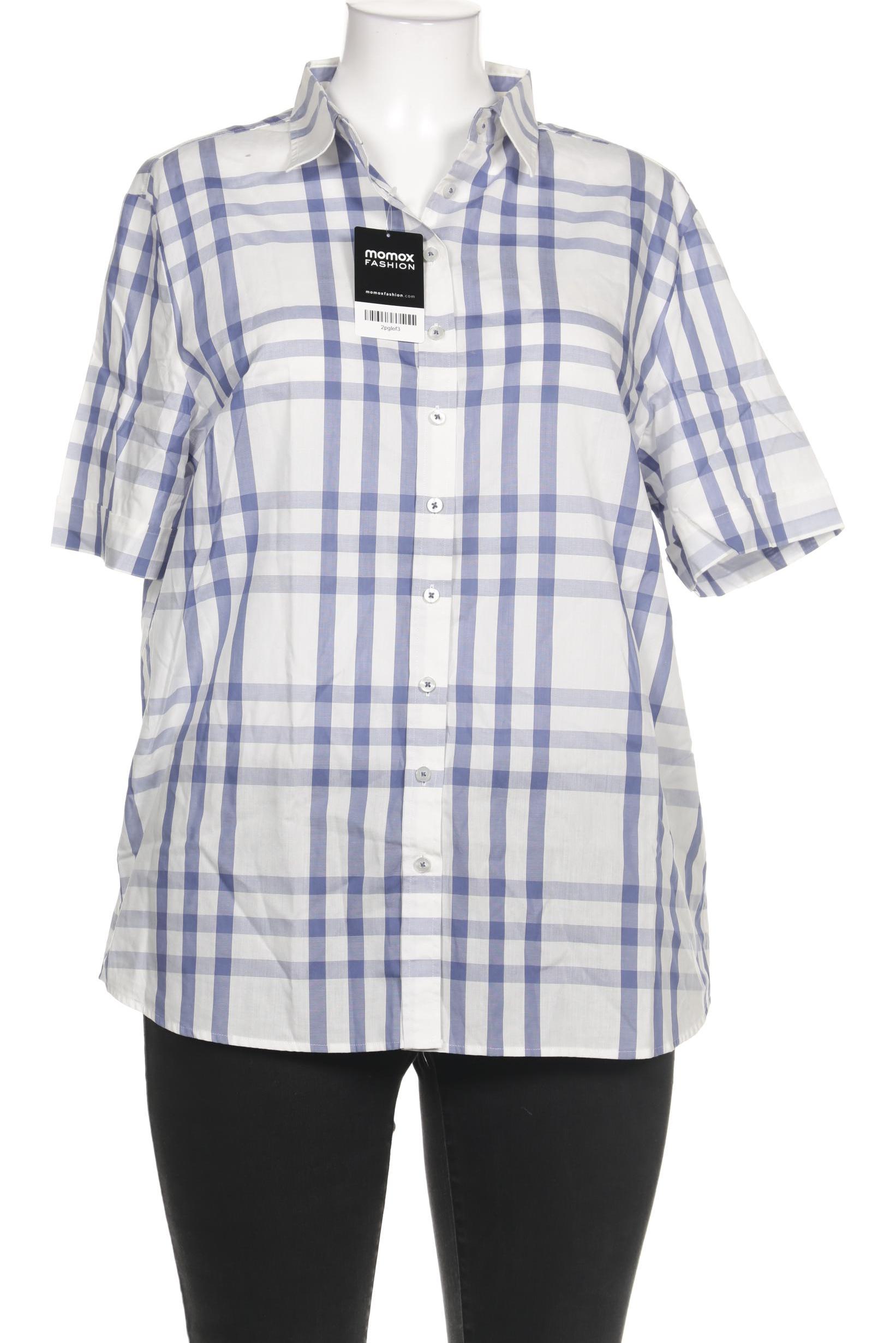 

eterna Damen Bluse, blau, Gr. 48