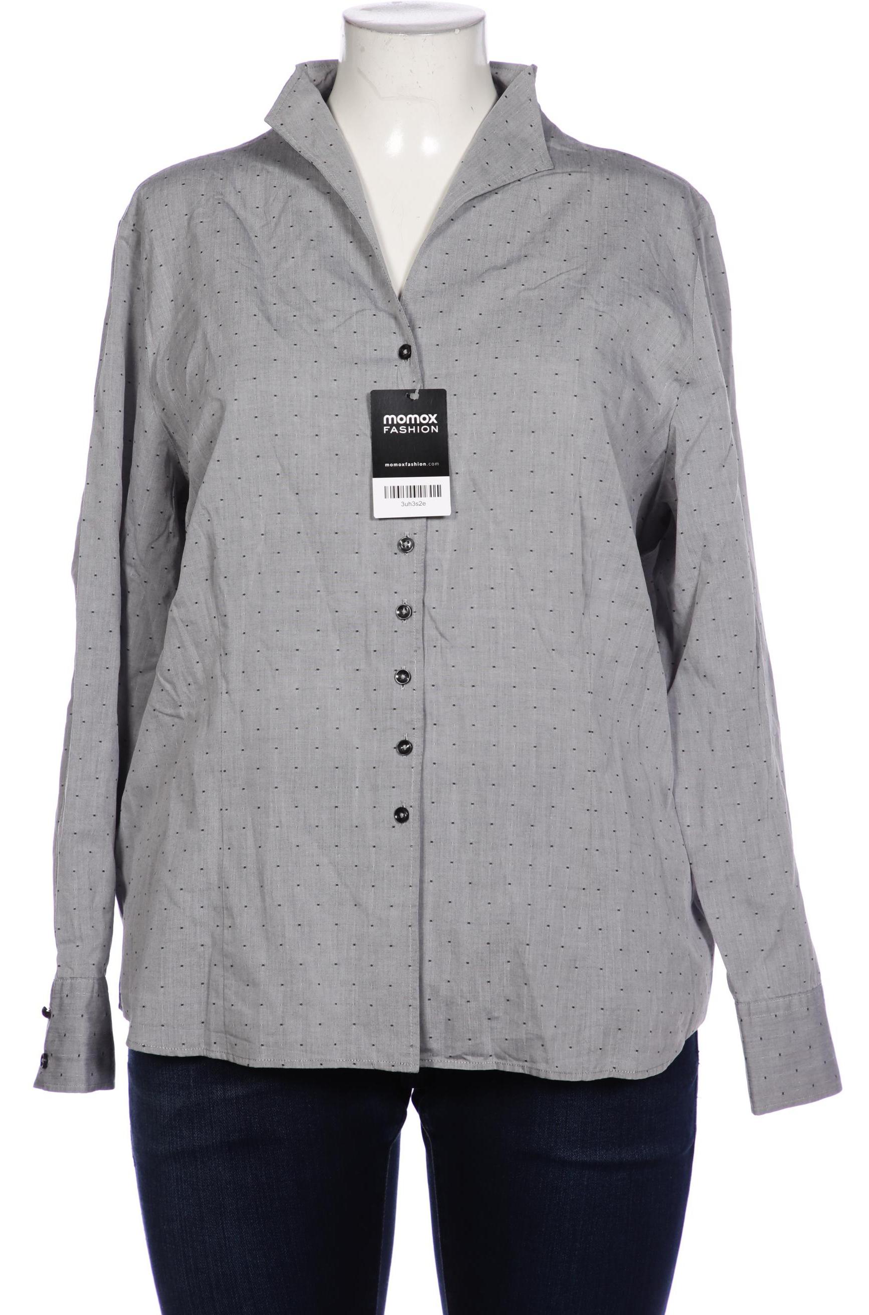 

eterna Damen Bluse, grau, Gr. 48
