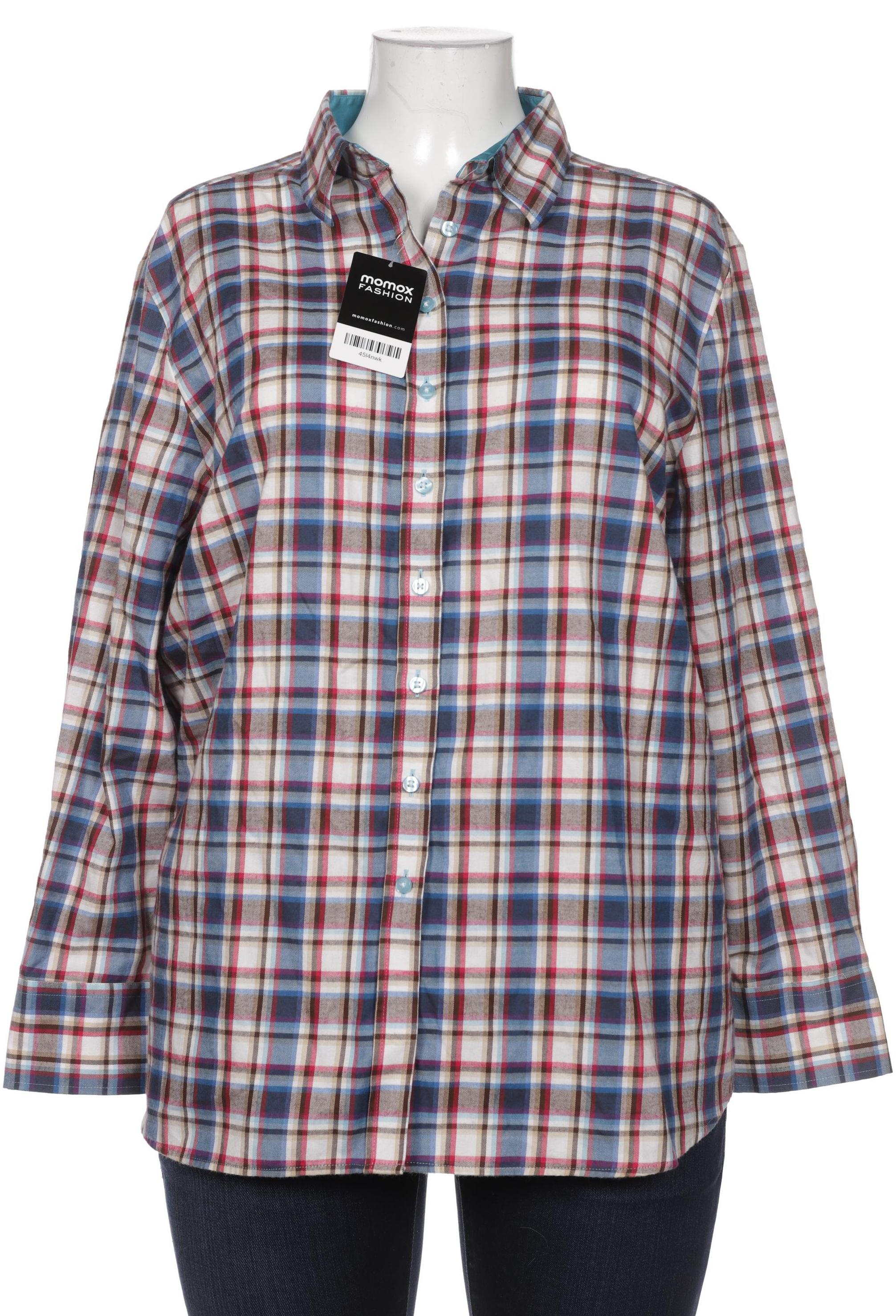 

eterna Damen Bluse, blau, Gr. 48