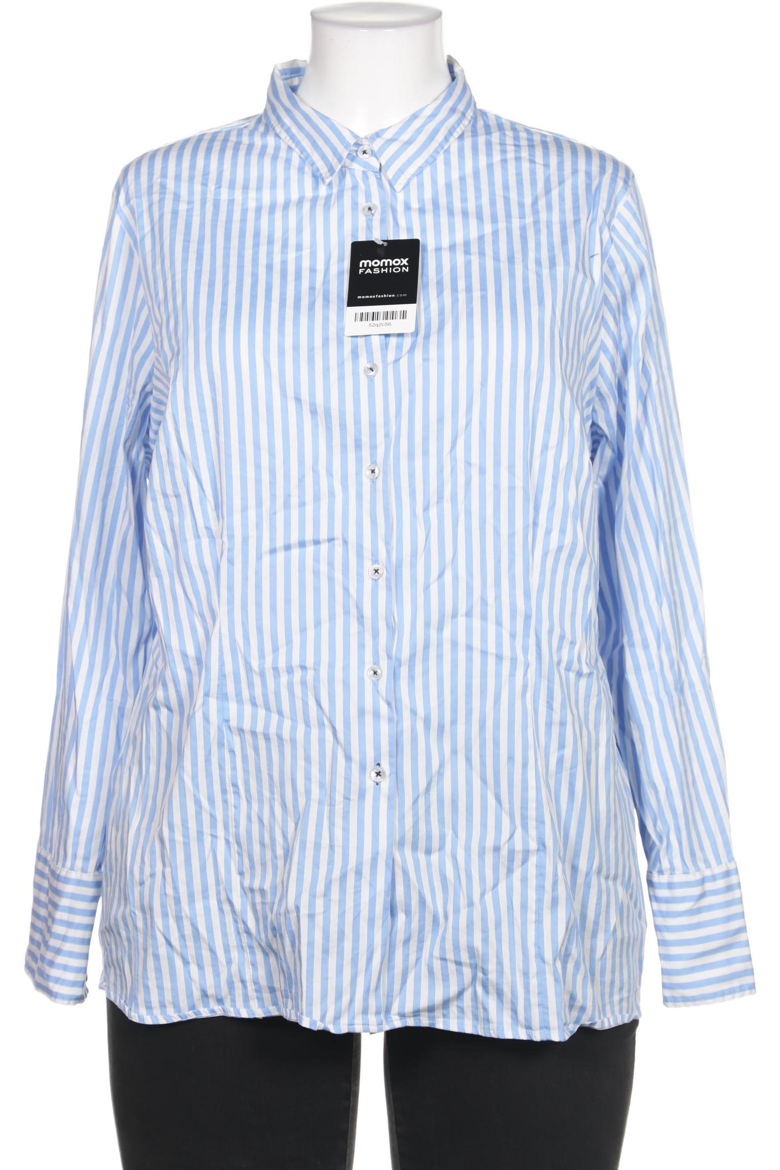 

eterna Damen Bluse, blau, Gr. 48