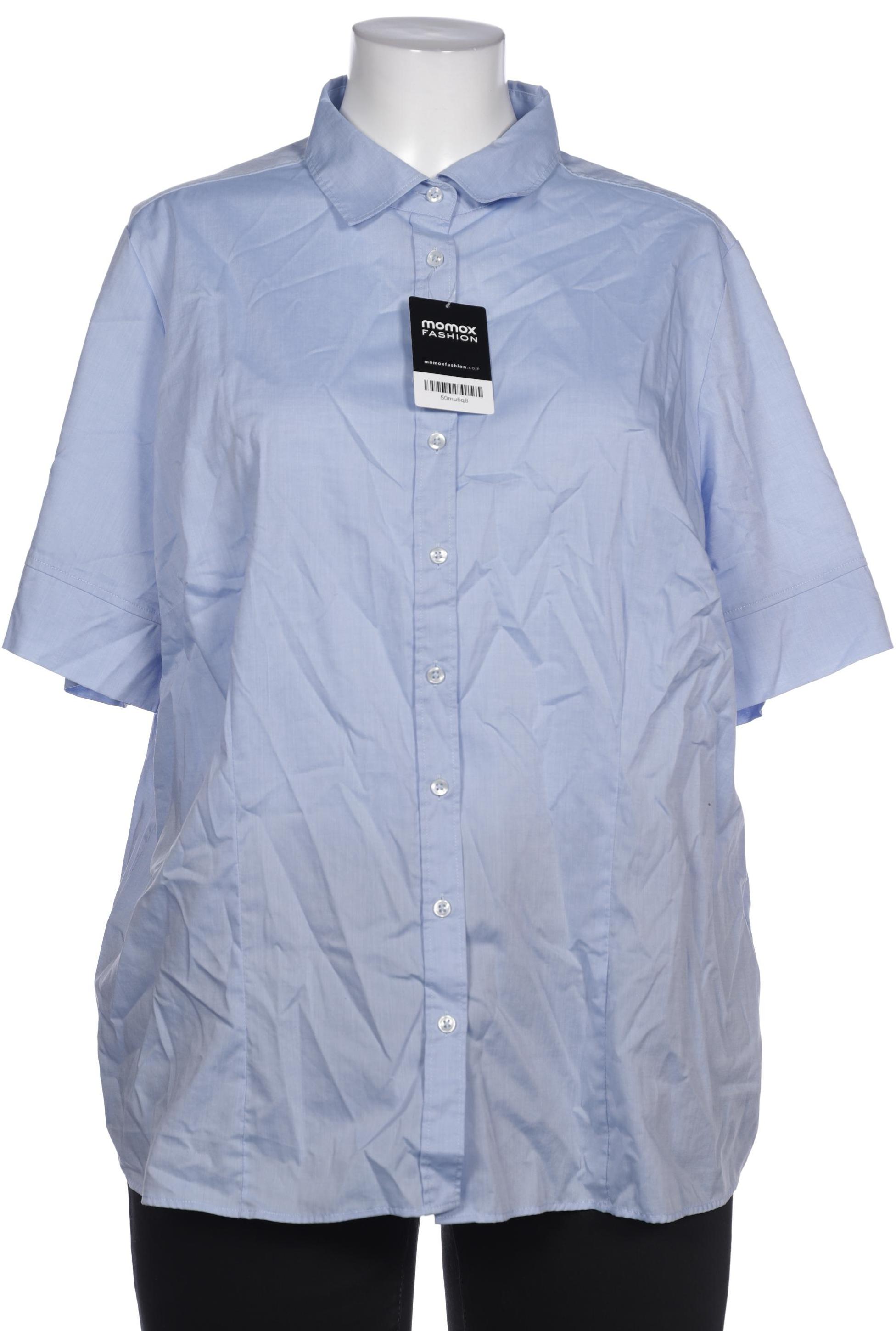 

eterna Damen Bluse, blau, Gr. 48