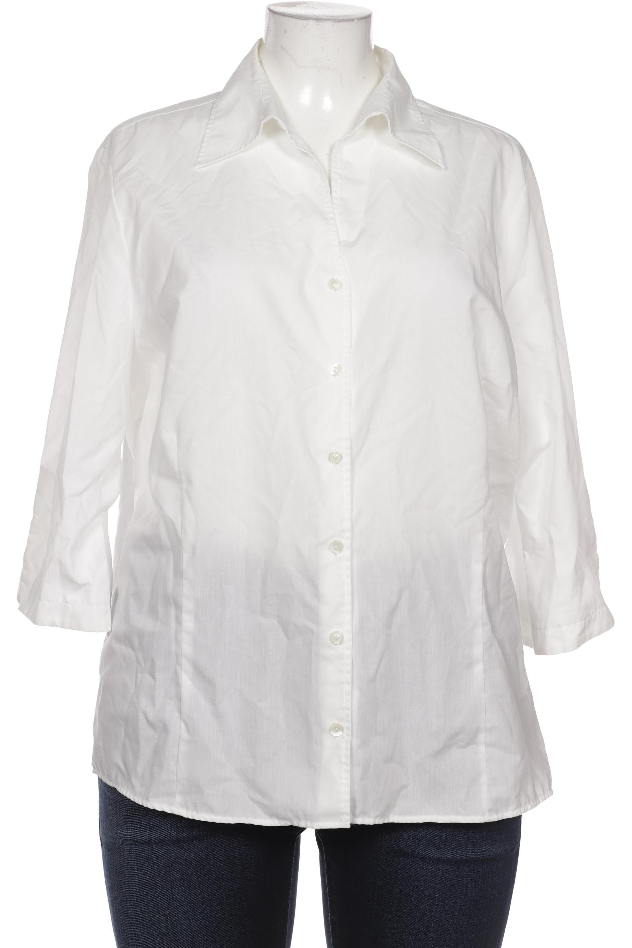 

eterna Damen Bluse, weiß, Gr. 48