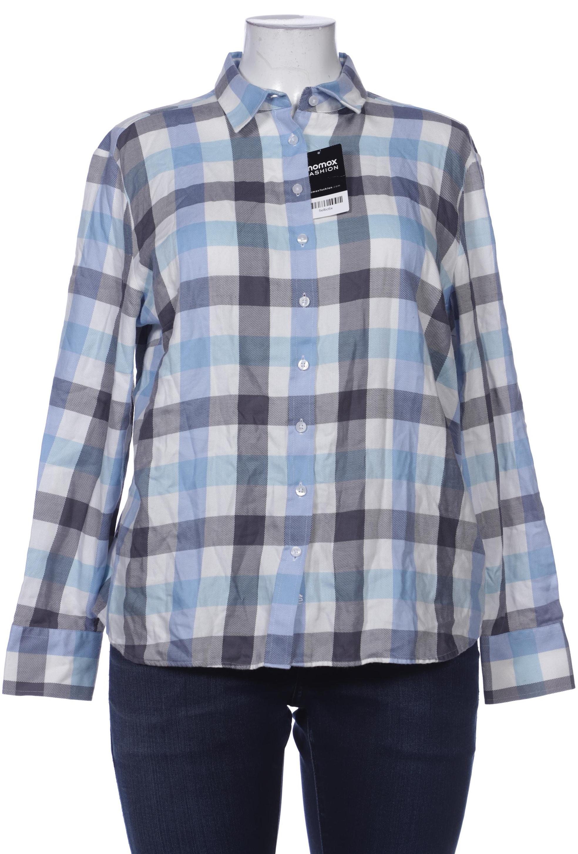 

eterna Damen Bluse, blau, Gr. 44