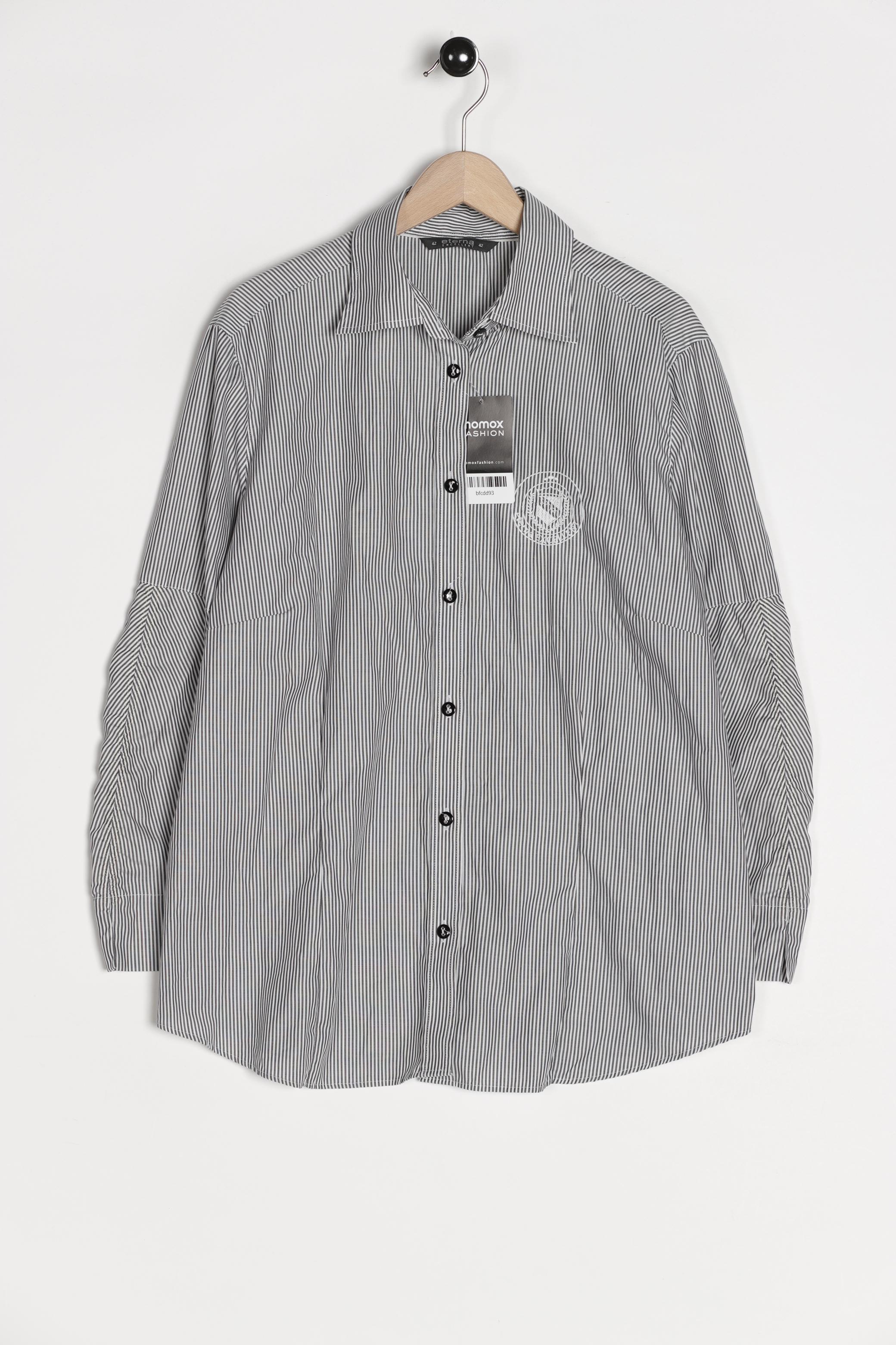 

eterna Damen Bluse, grau, Gr. 42