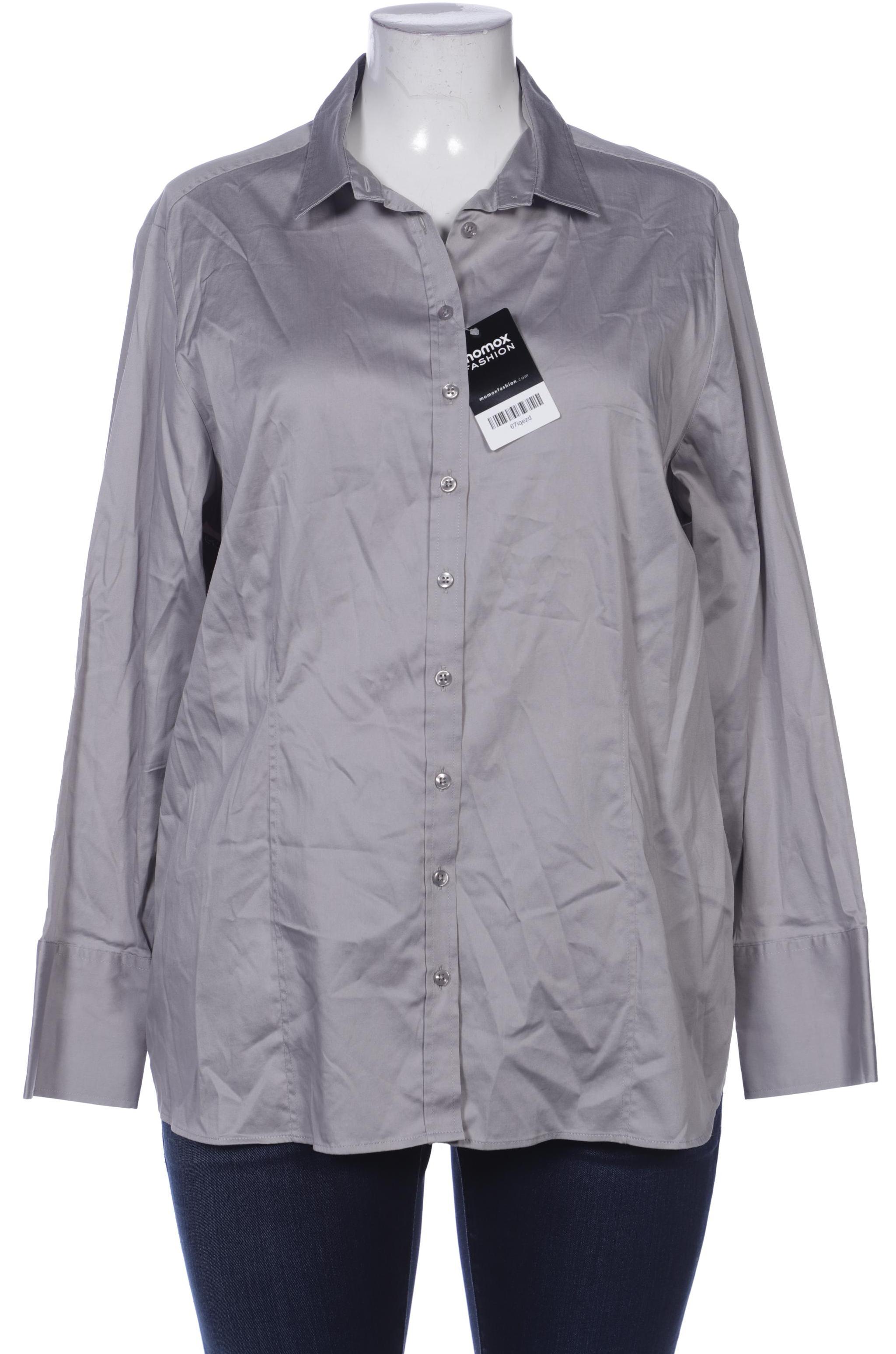 

eterna Damen Bluse, grau, Gr. 50