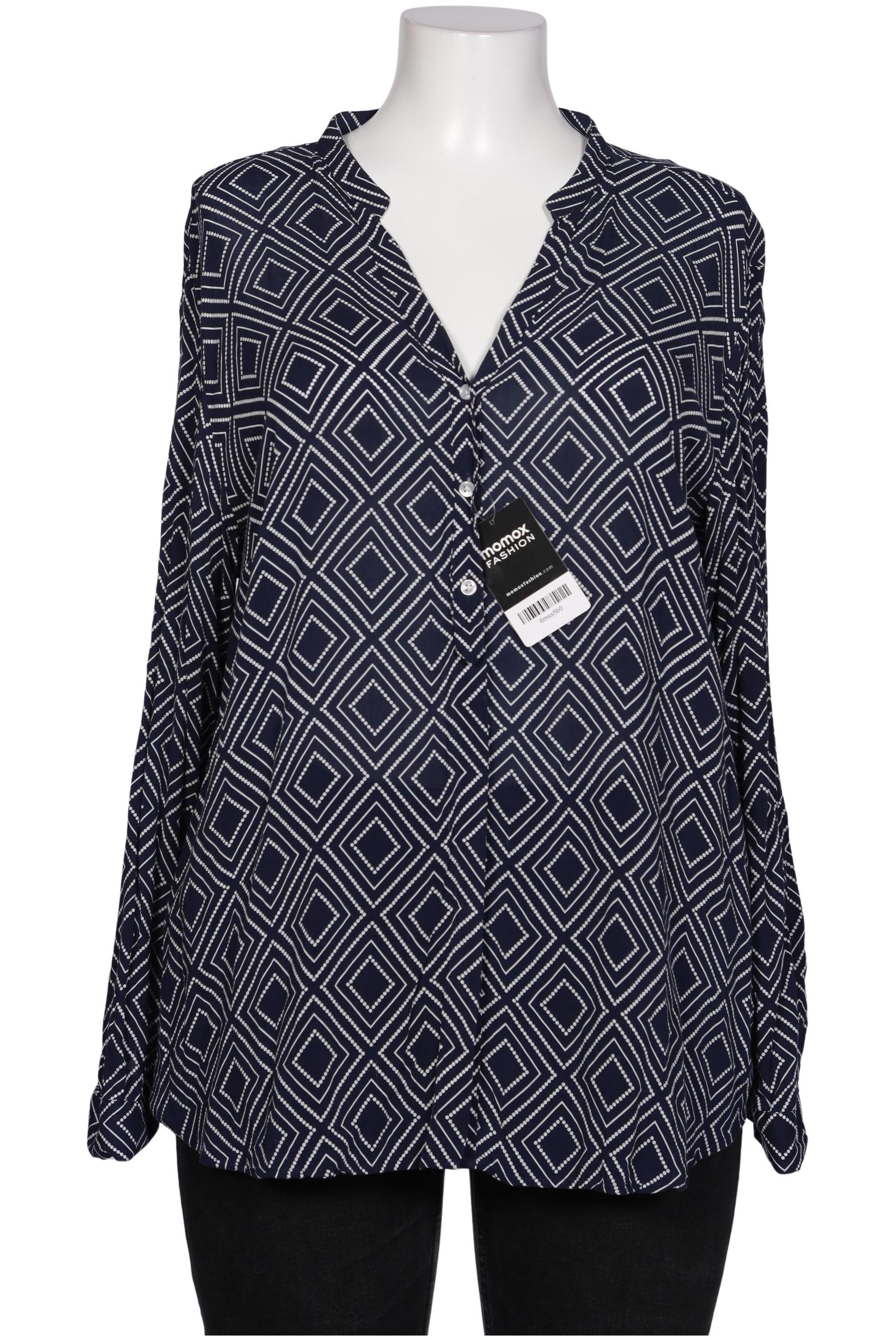 

eterna Damen Bluse, marineblau, Gr. 46