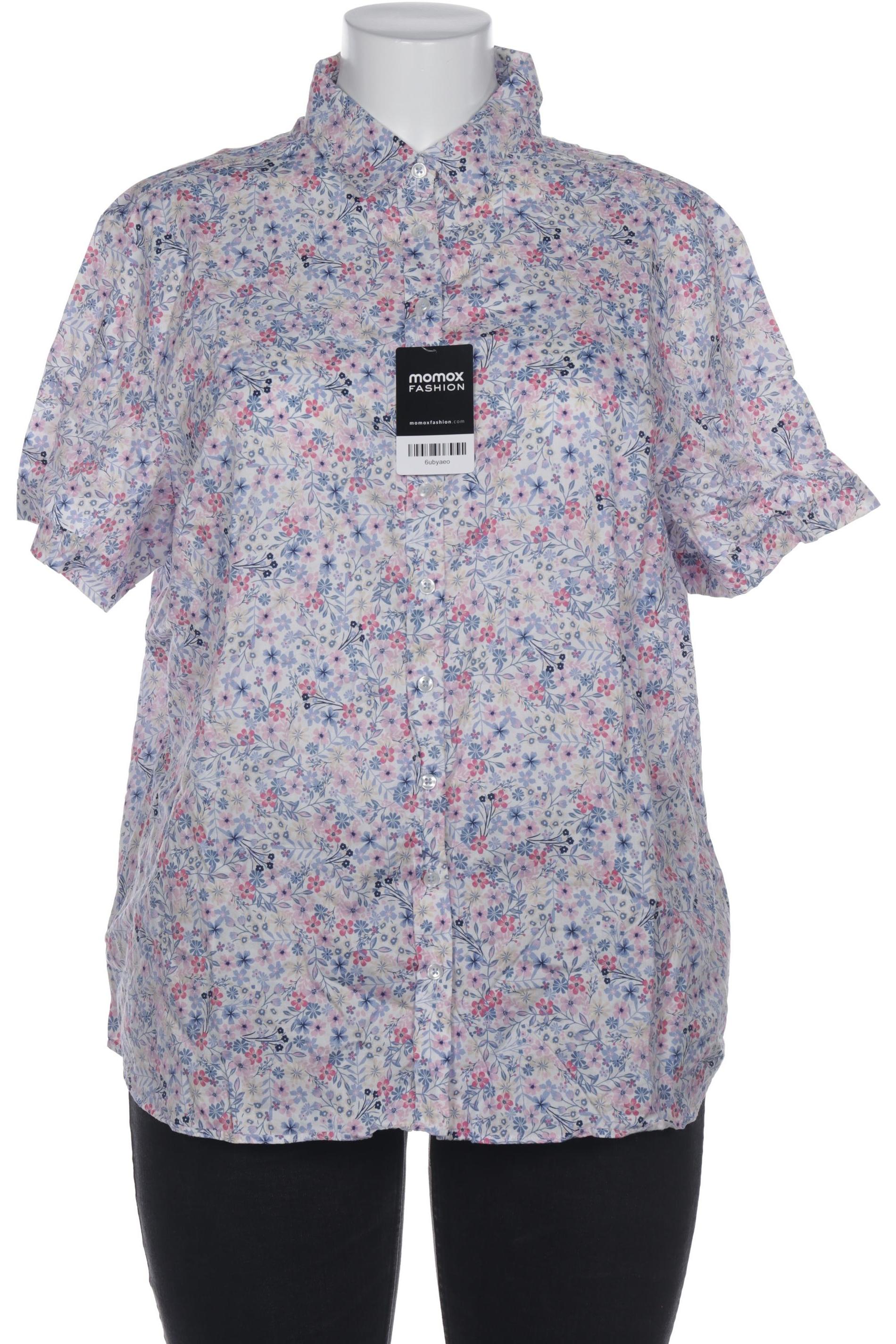 

eterna Damen Bluse, blau, Gr. 48