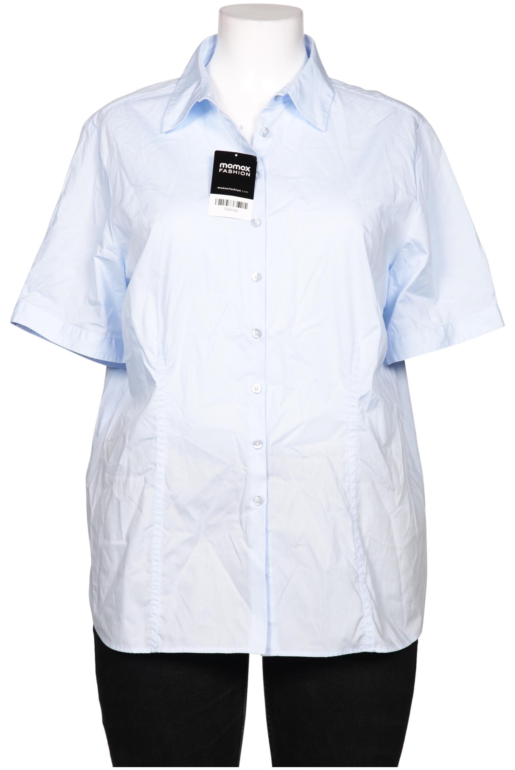 

eterna Damen Bluse, blau, Gr. 48