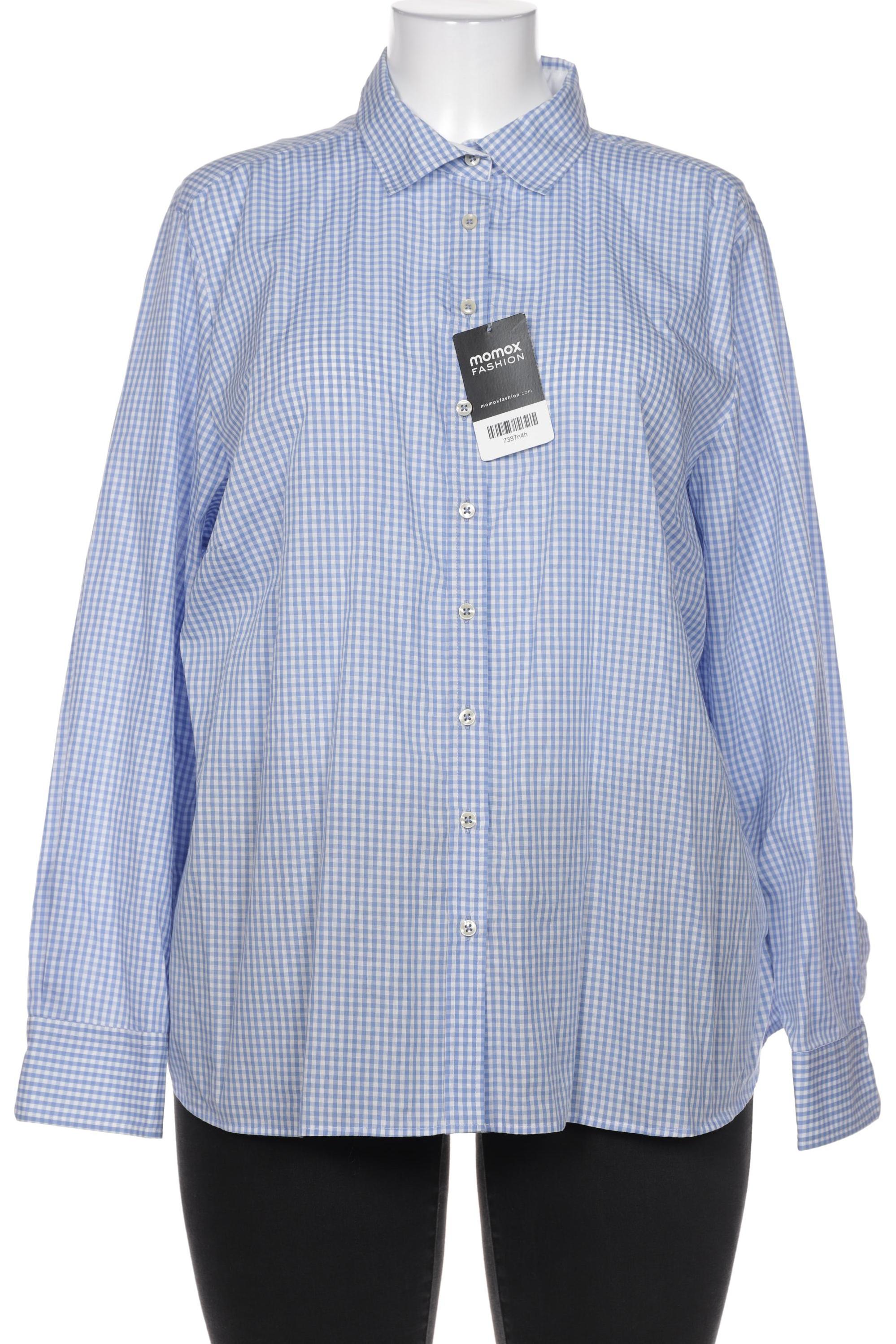 

eterna Damen Bluse, blau, Gr. 50