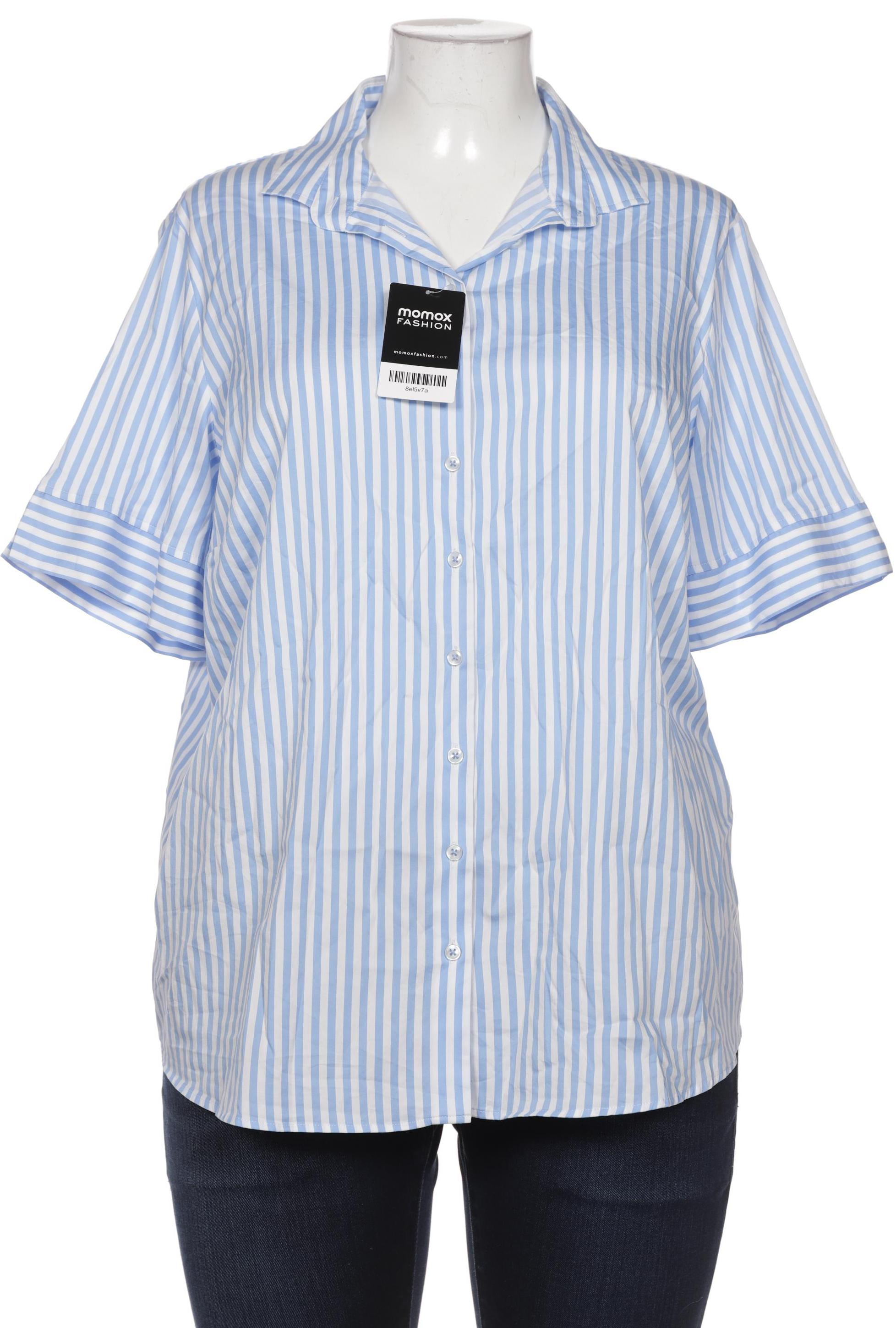 

eterna Damen Bluse, blau, Gr. 48