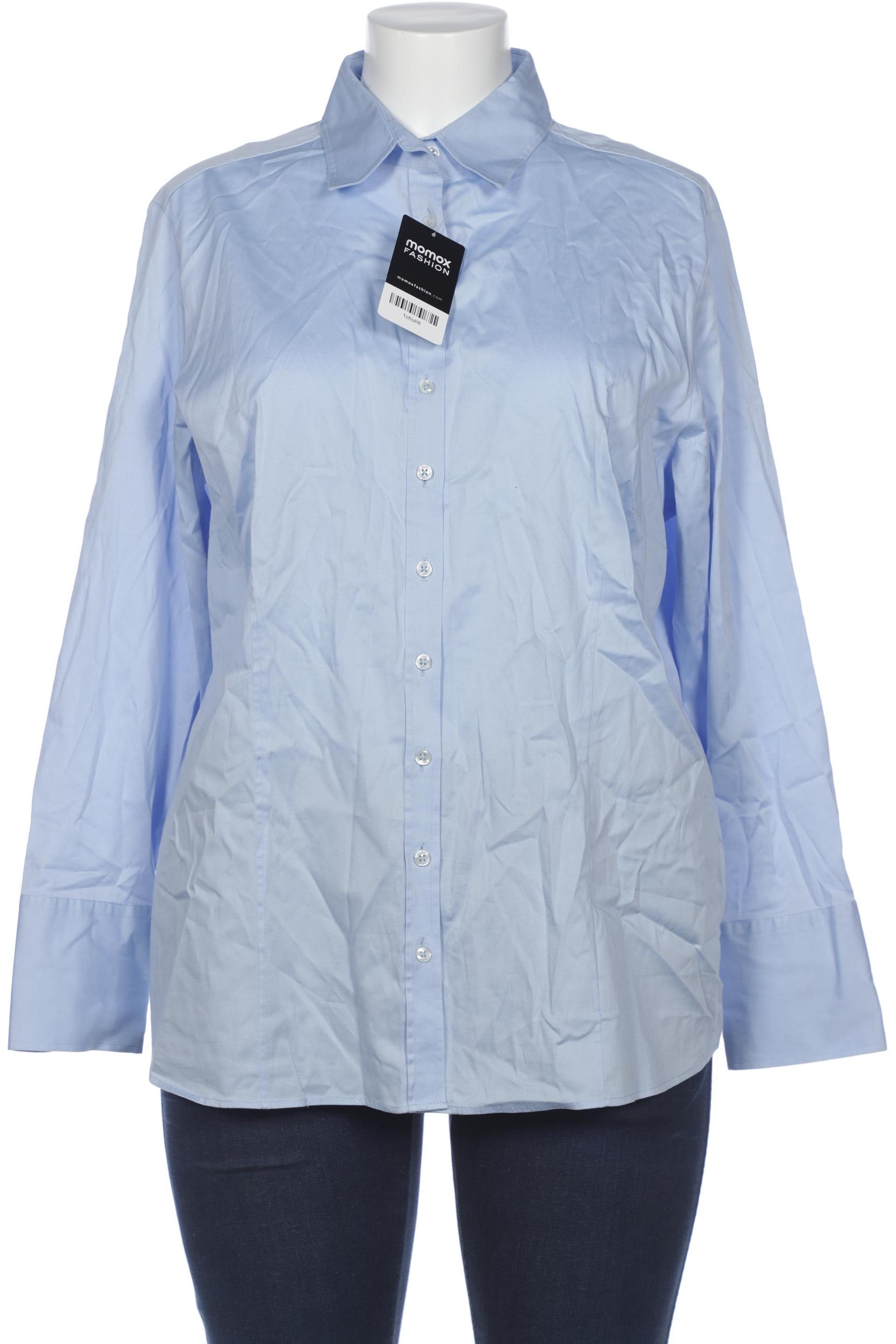 

eterna Damen Bluse, blau, Gr. 48