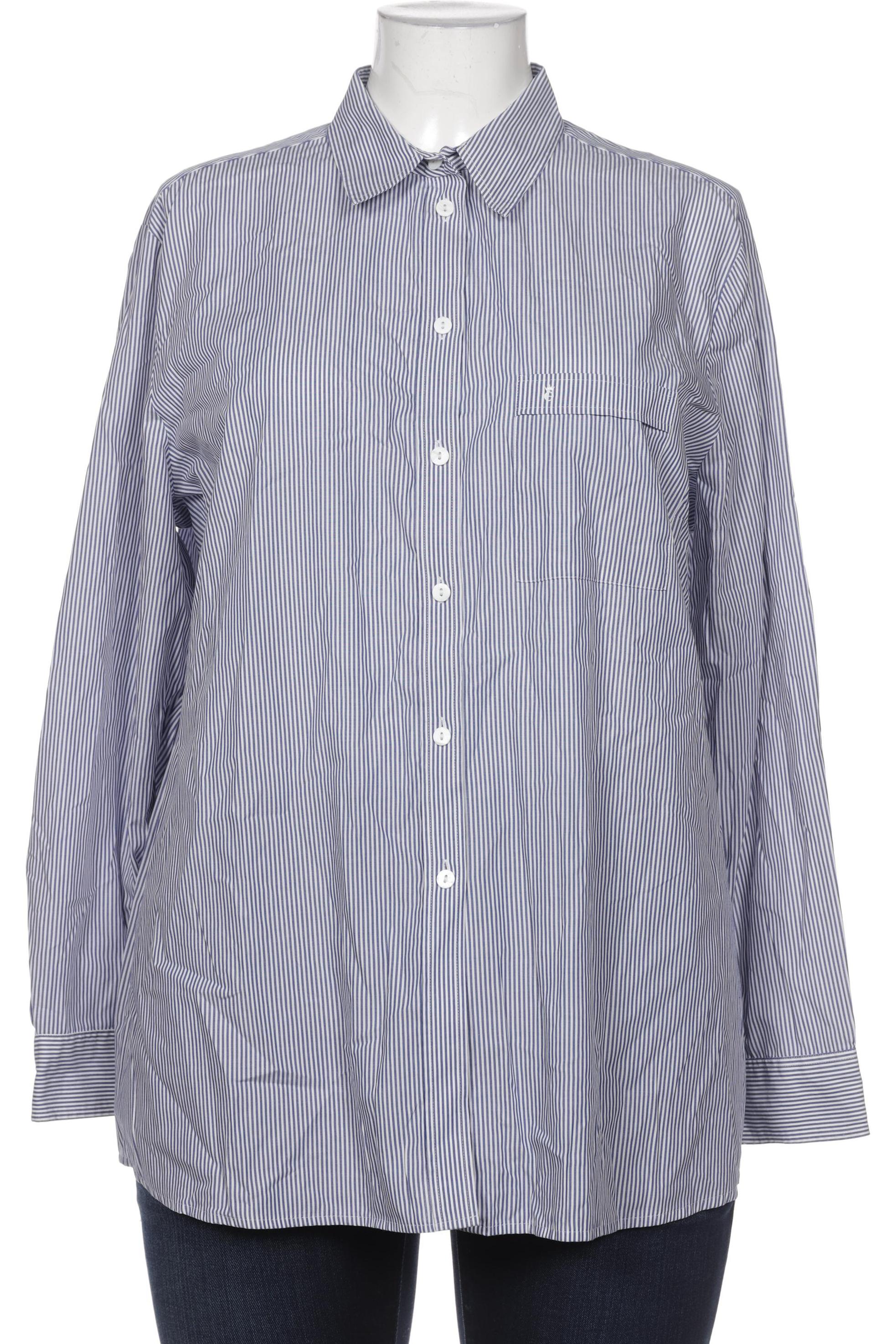 

eterna Damen Bluse, blau, Gr. 46