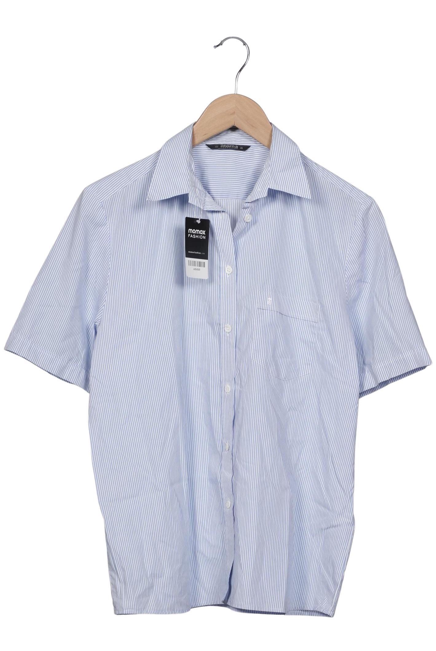 

eterna Damen Bluse, blau, Gr. 40