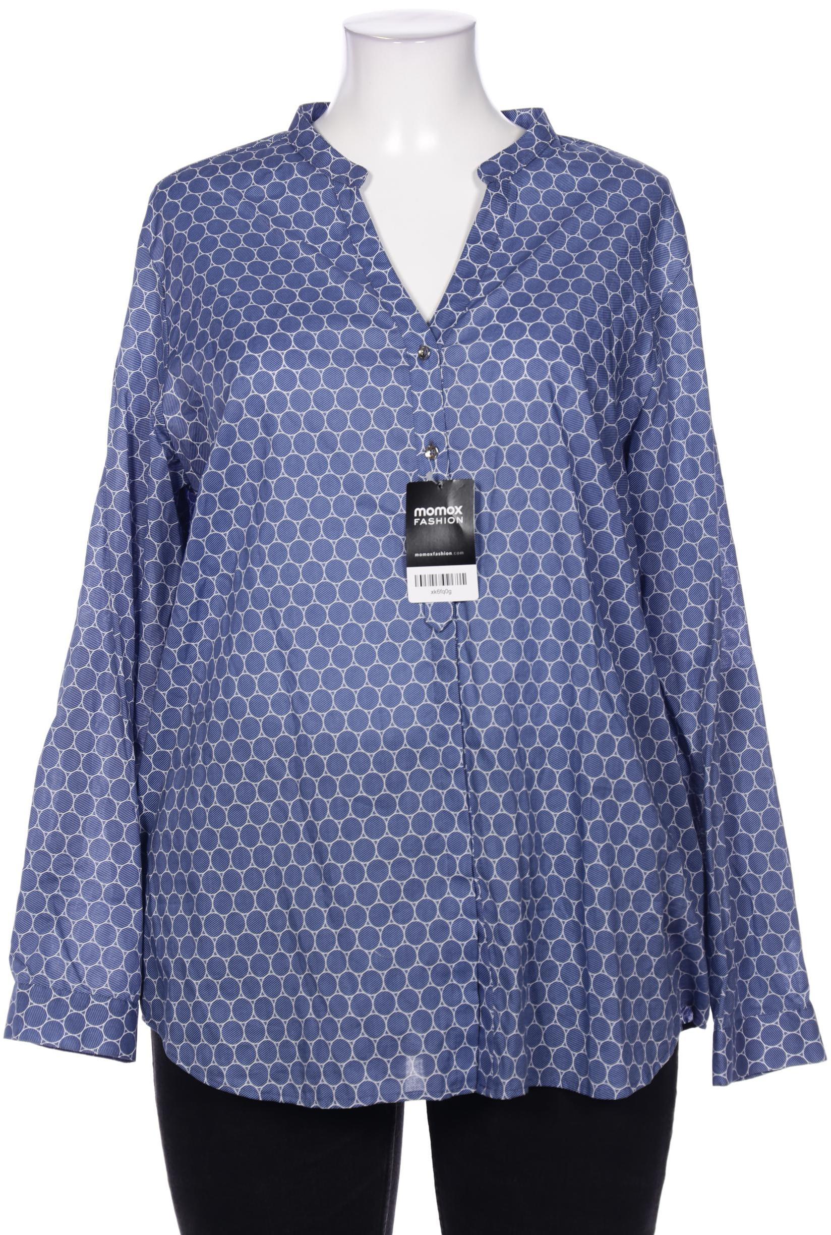 

eterna Damen Bluse, blau, Gr. 48