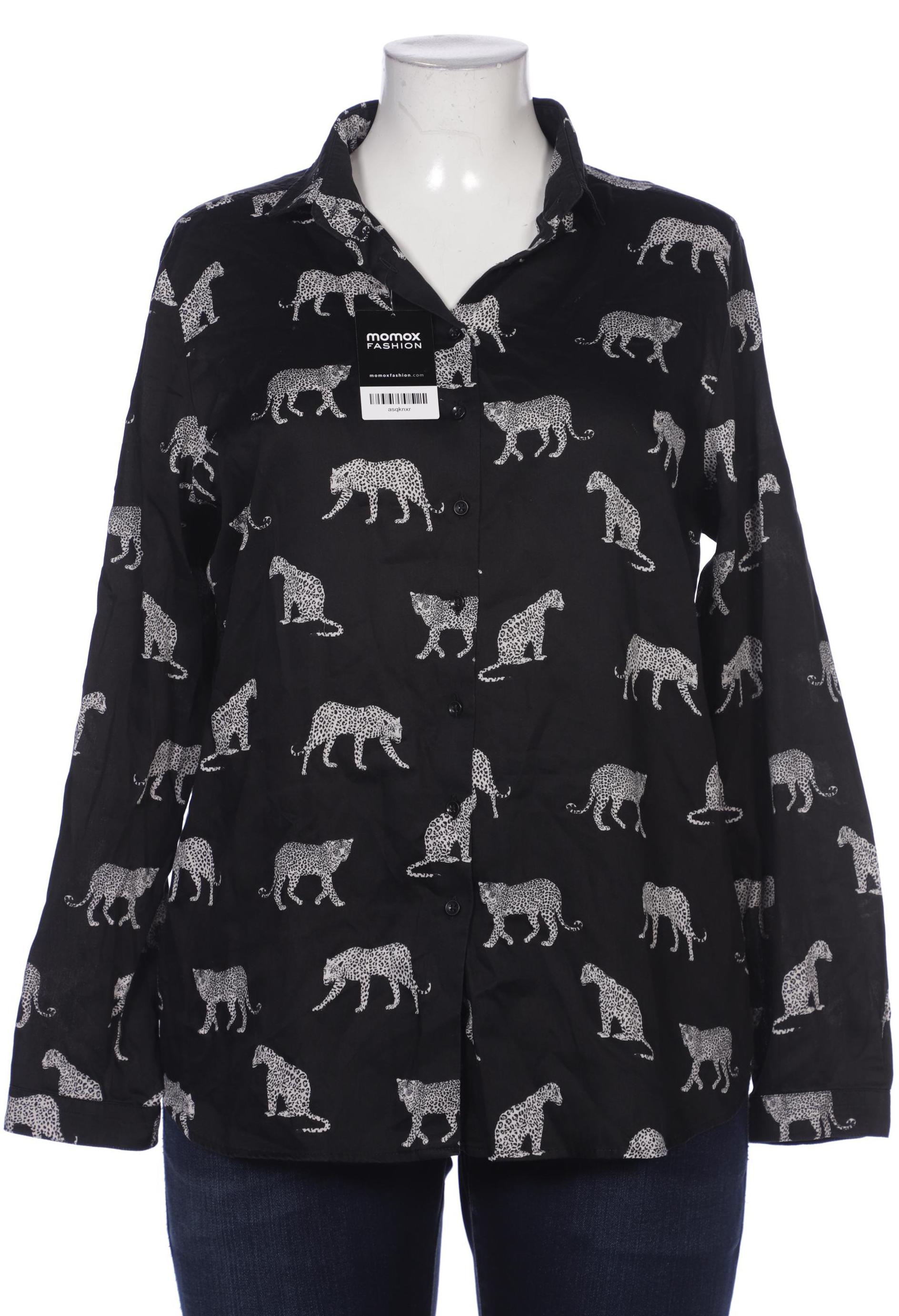

eterna Damen Bluse, schwarz, Gr. 46