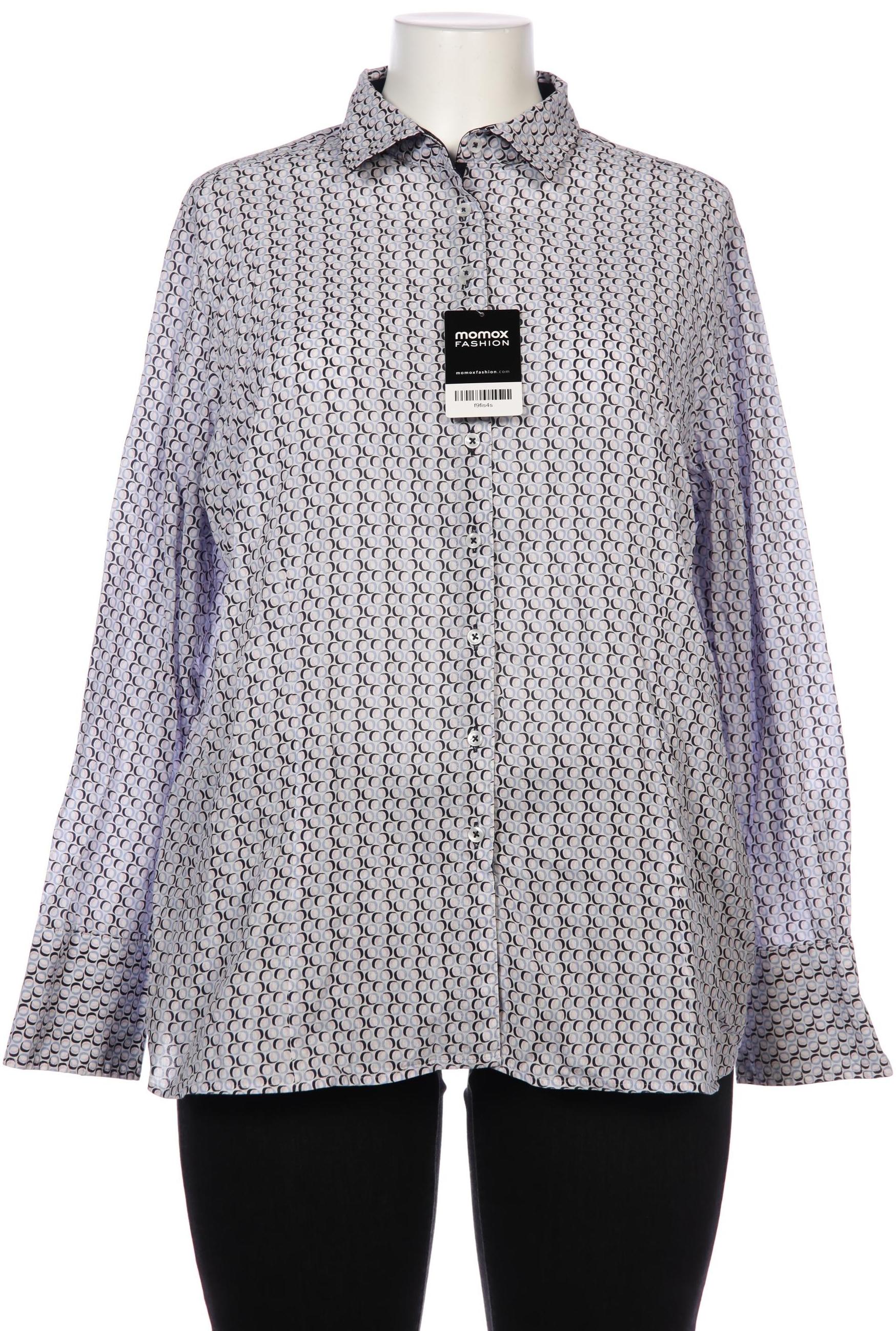 

eterna Damen Bluse, blau, Gr. 48