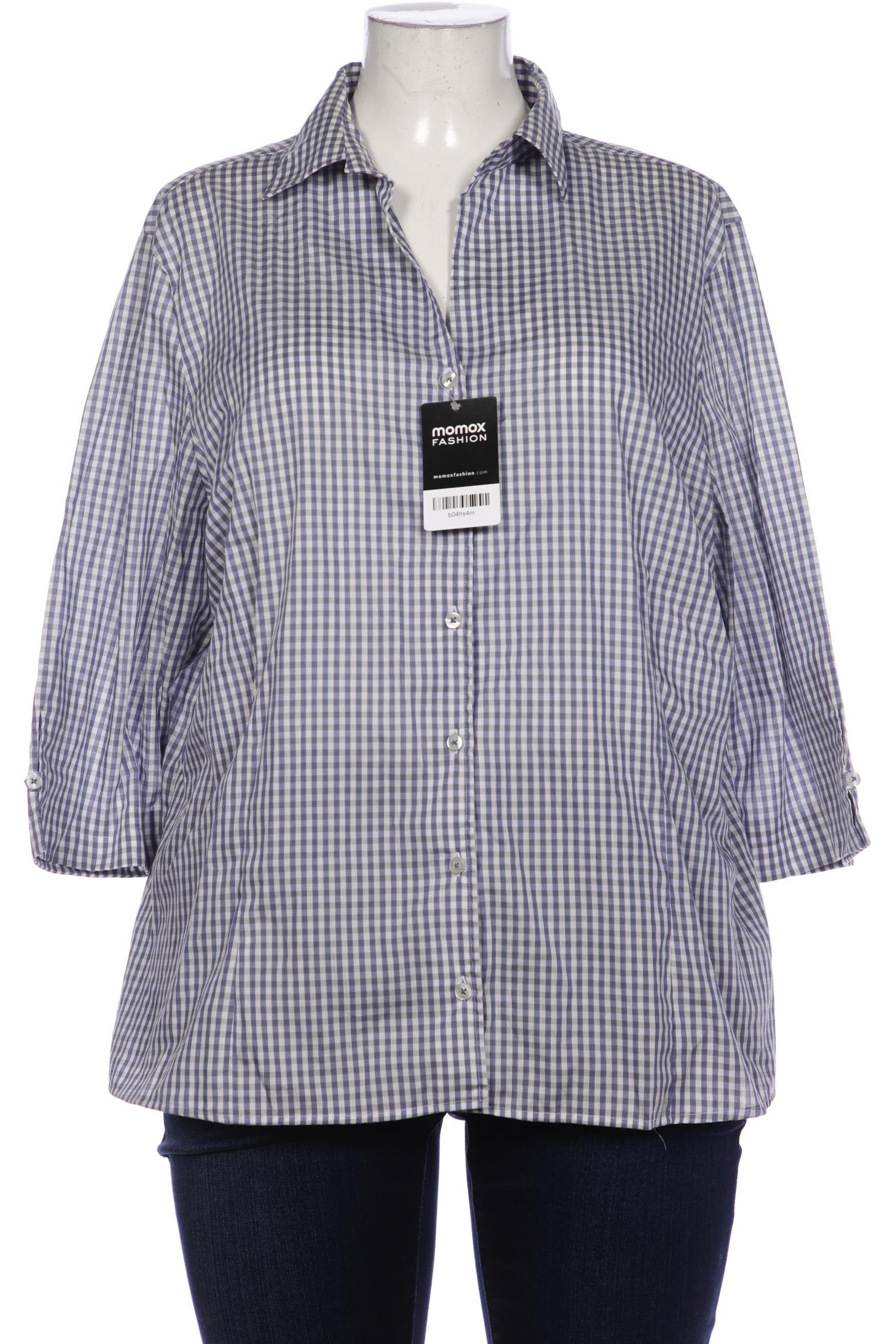 

eterna Damen Bluse, blau, Gr. 50