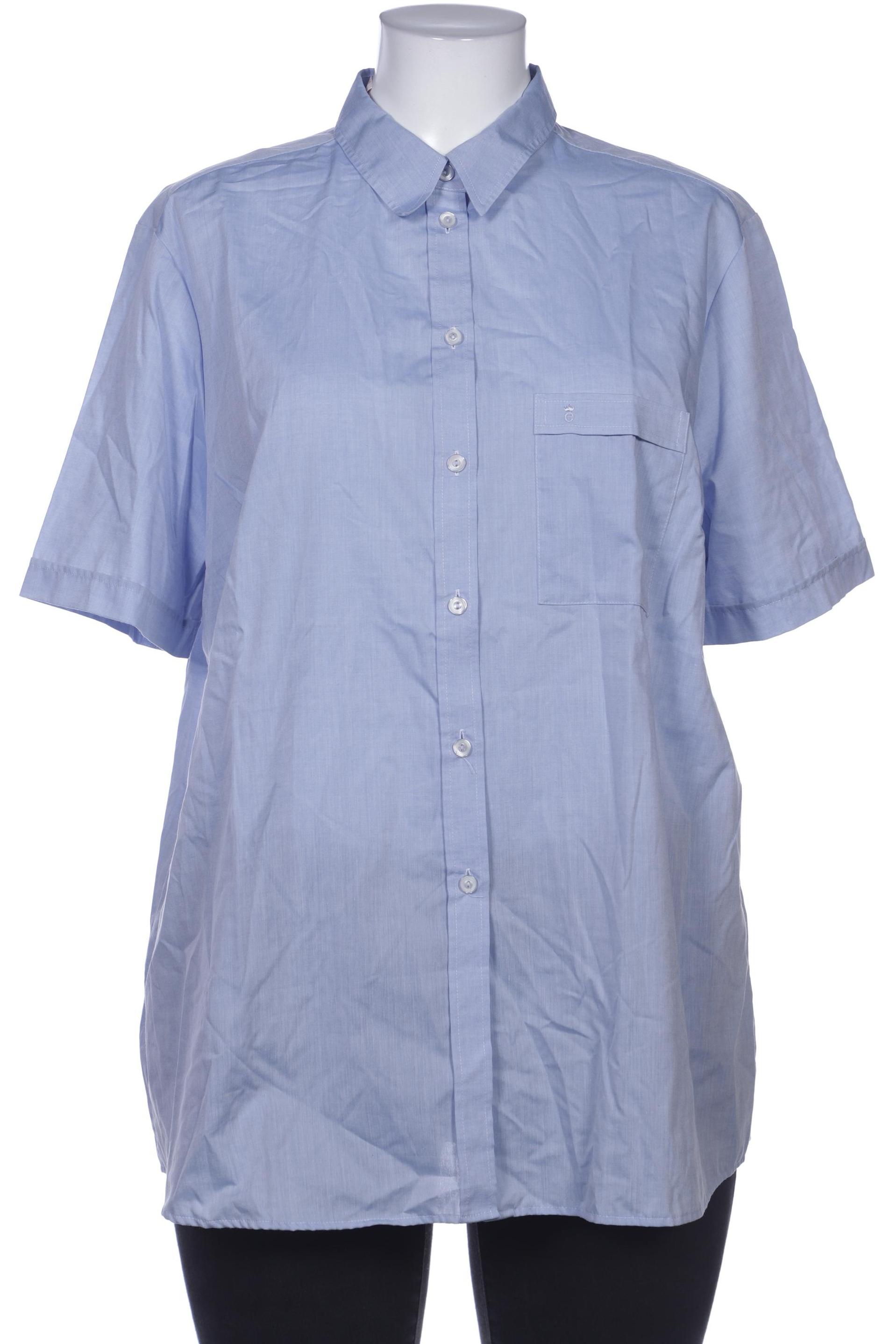 

eterna Damen Bluse, hellblau, Gr. 48