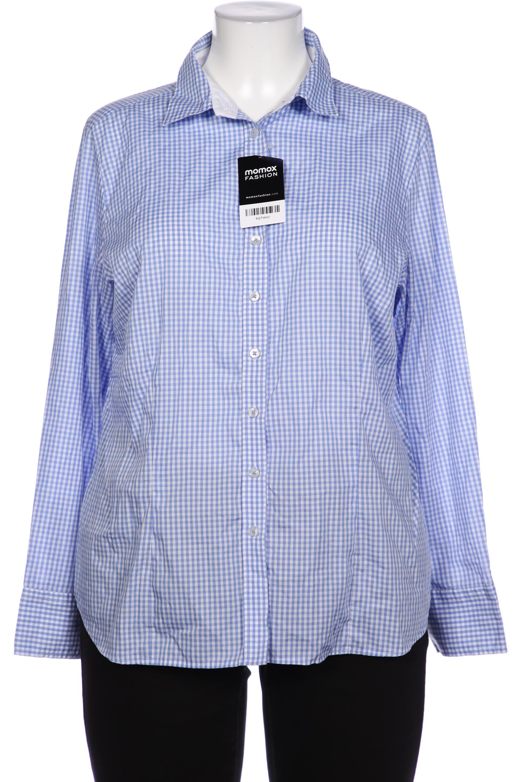 

eterna Damen Bluse, blau, Gr. 46
