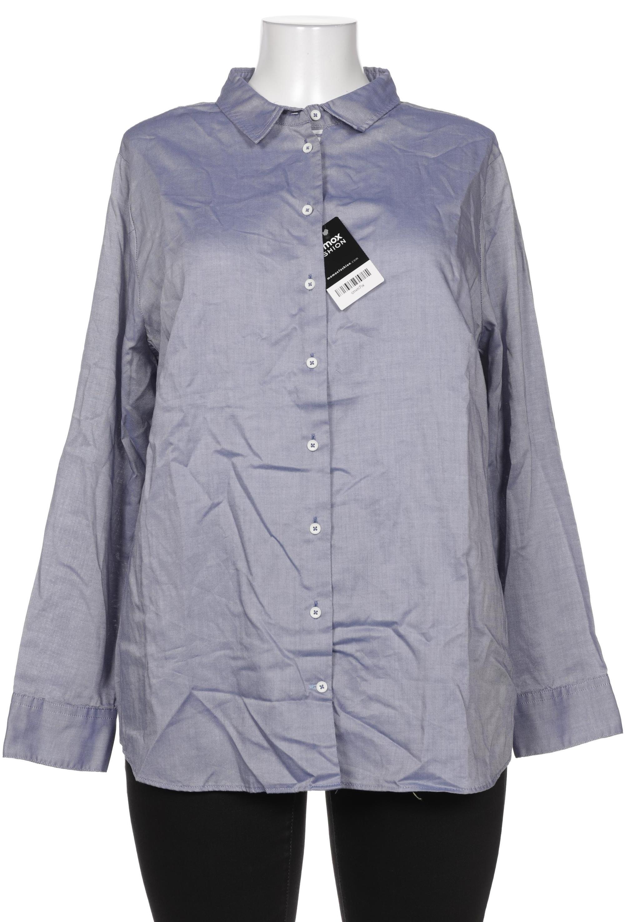 

eterna Damen Bluse, blau, Gr. 48