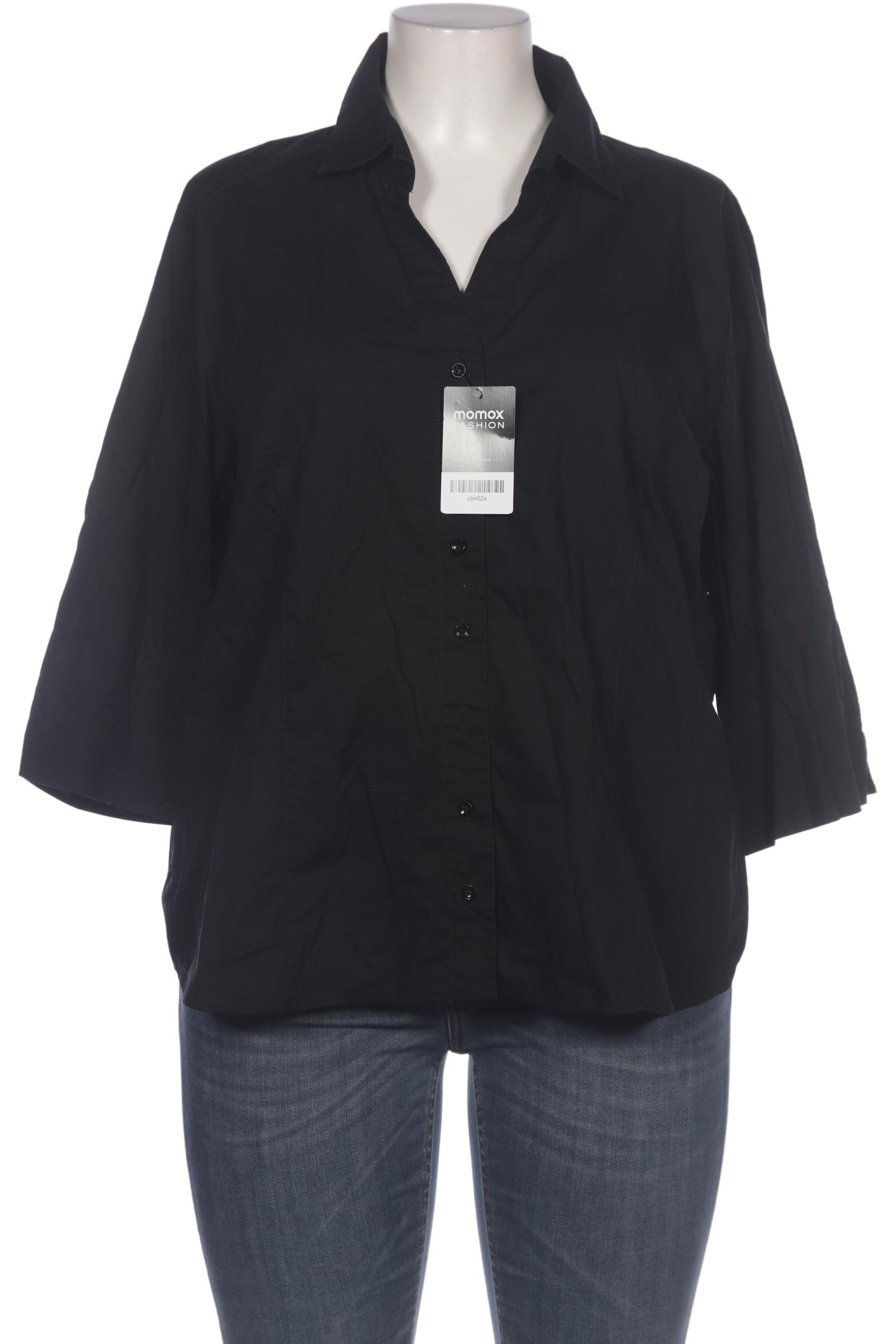 

eterna Damen Bluse, schwarz, Gr. 48