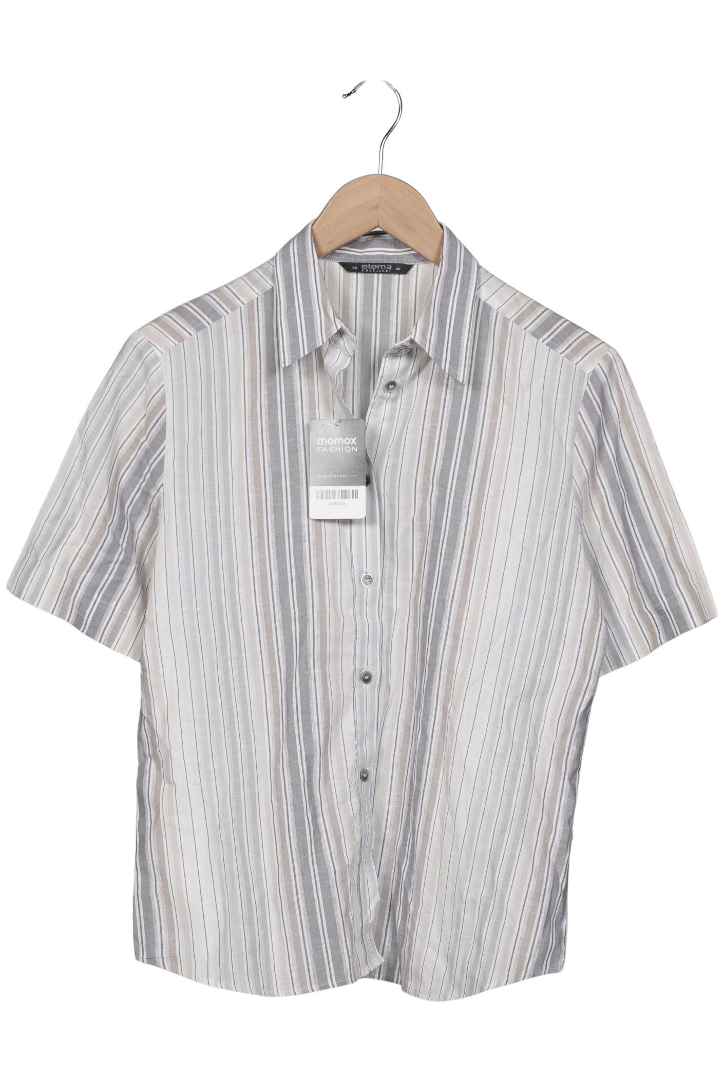 

eterna Damen Bluse, grau, Gr. 40